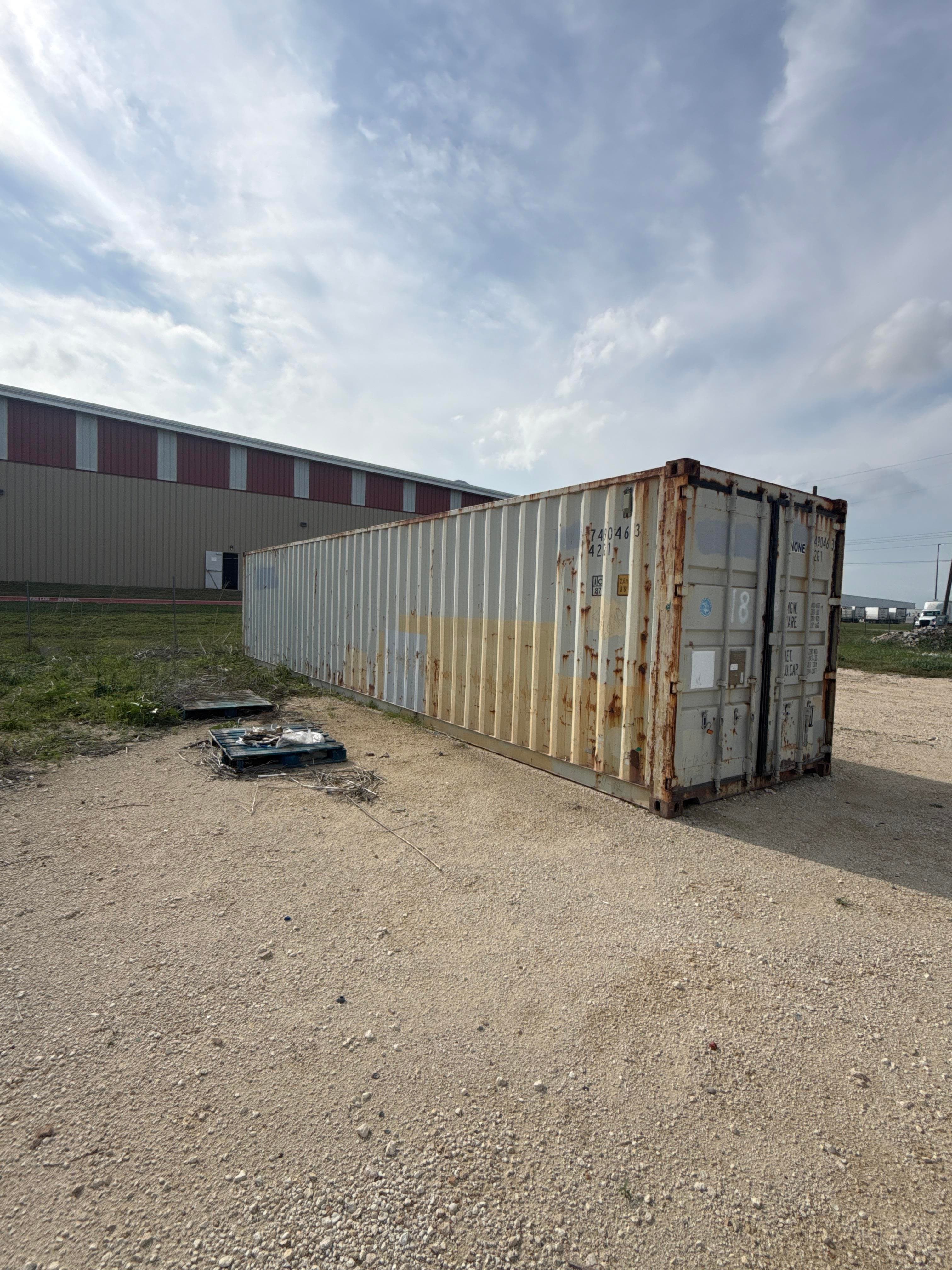 40' Shipping Storage Container Steel Cargo Container