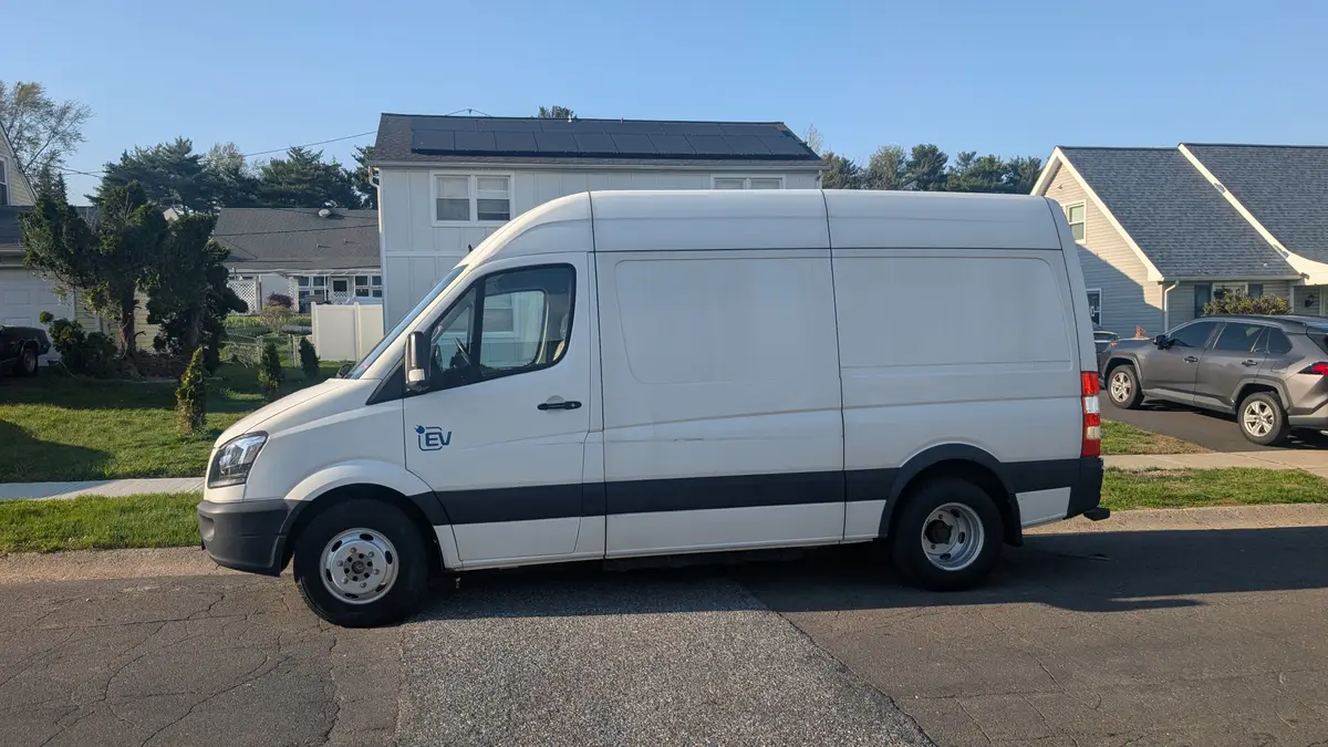EVT All-Electric High-Roof Cargo Van — Dual Rear Wheel, Nearly New