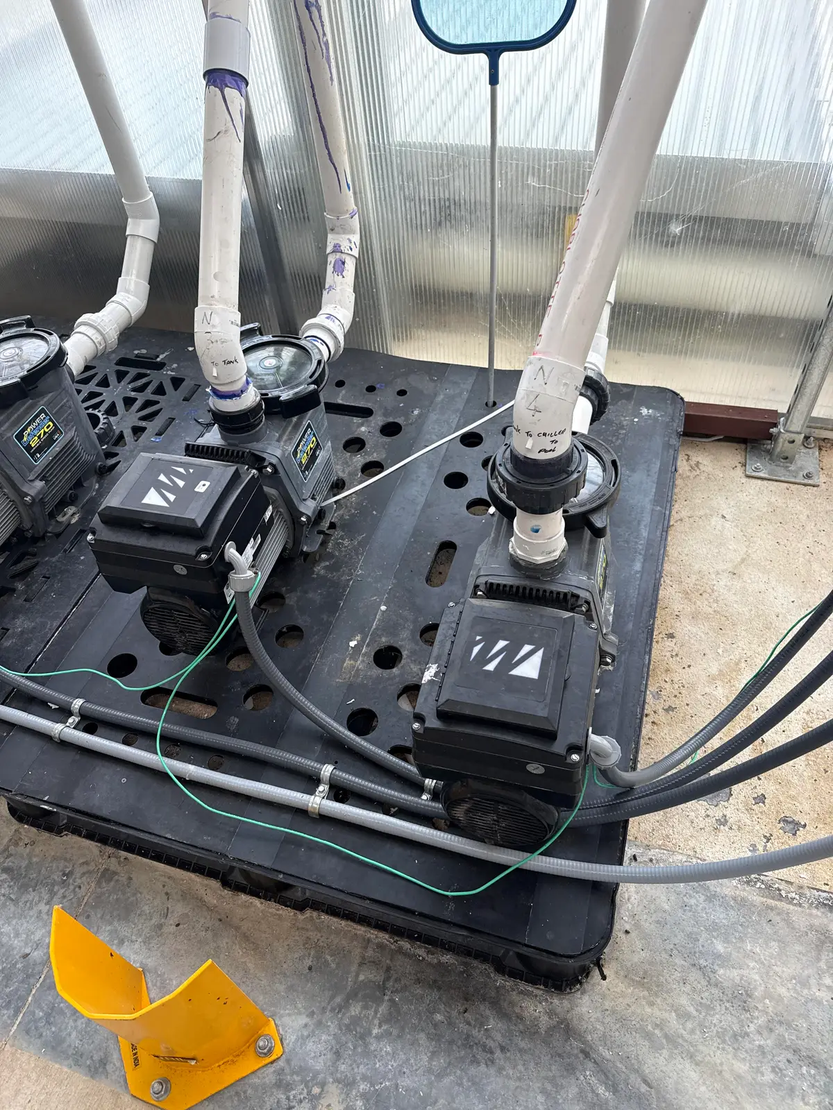 (2) Variable Speed Water Pumps – 2.7 THP – 230V – Recirculation / Irrigation Pumps