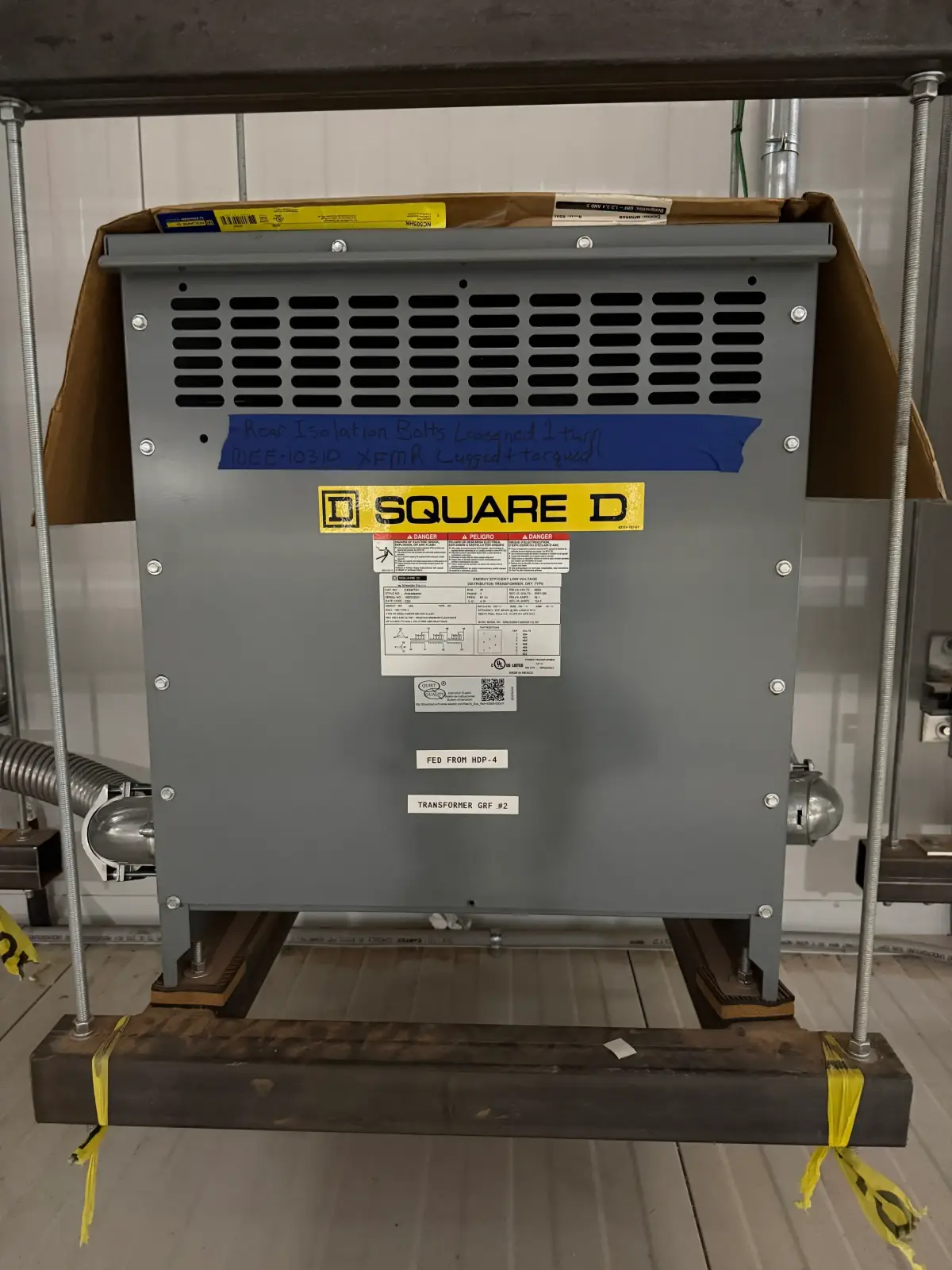 SB7045: Square D 45 kVA Dry Type Distribution Transformer