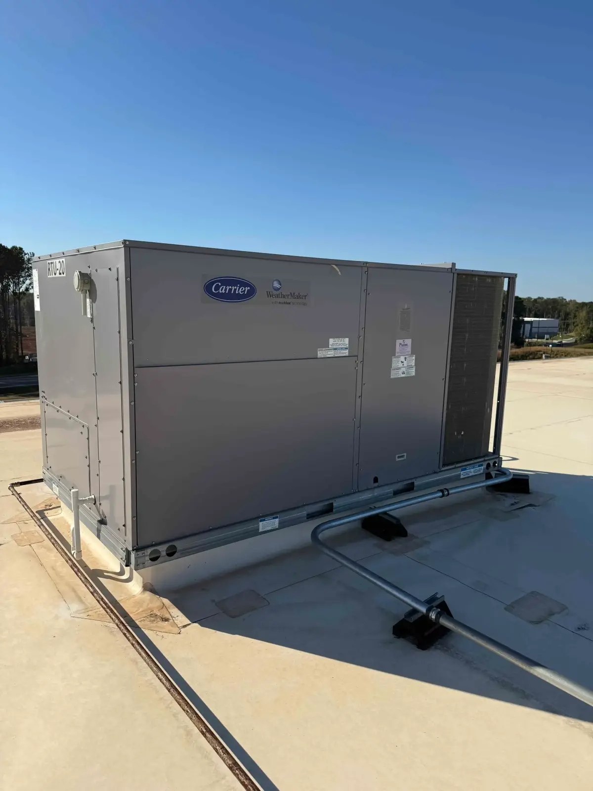 SB6013a: RTU-20 – Carrier 48FCFM16A3A5A04040 WeatherMaker Rooftop Unit, 15 Ton, 460 V 3-Phase, Gas/Electric Packaged HVAC System