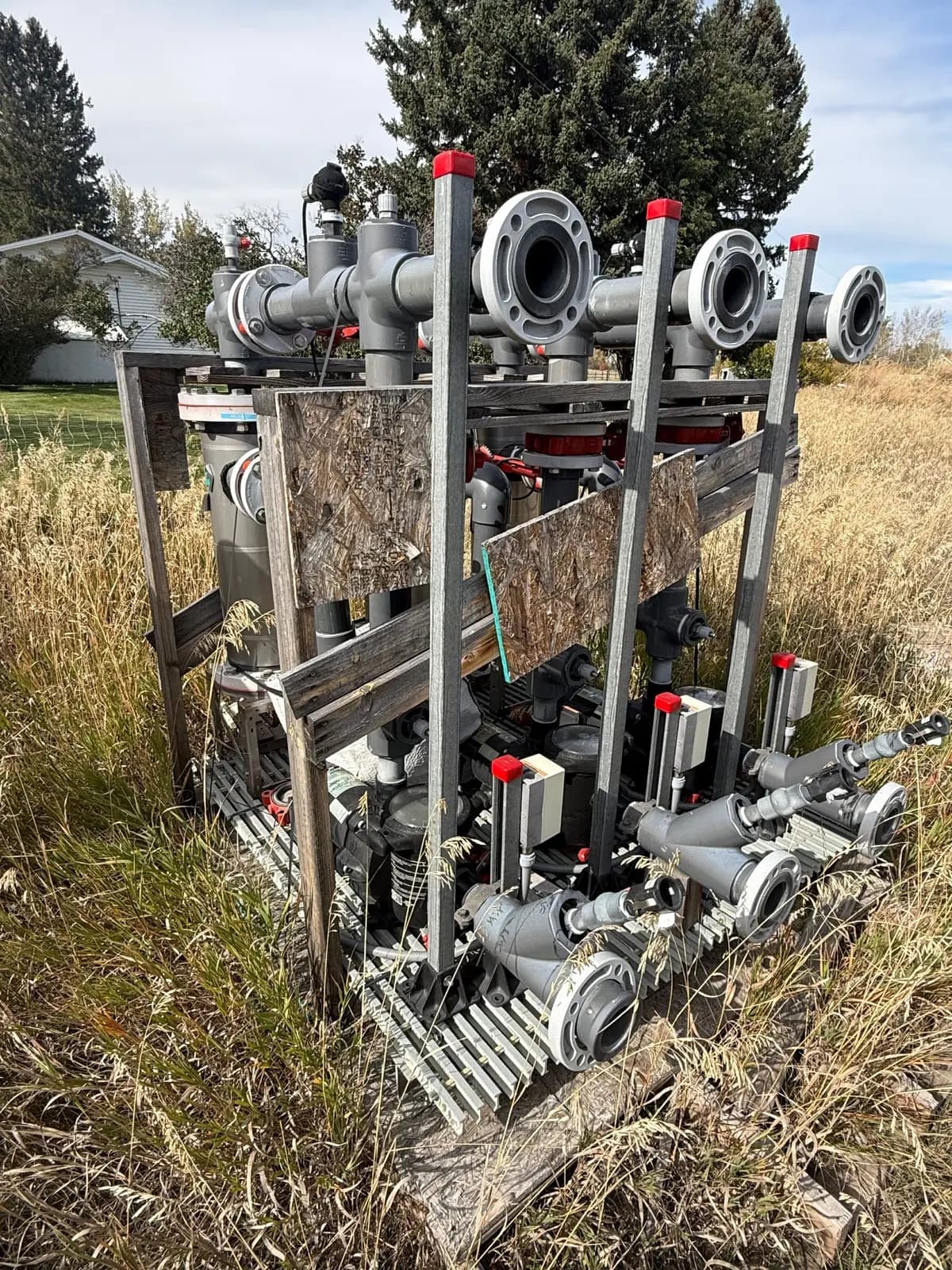 Delta Hydronics HydroMarine Titanium Chiller / Heat Pump Evaporator & Pump Skid - Hayward 1.5 HP 3-Ph Pumps, Flanged PVC Manifolds | Bozeman, MT