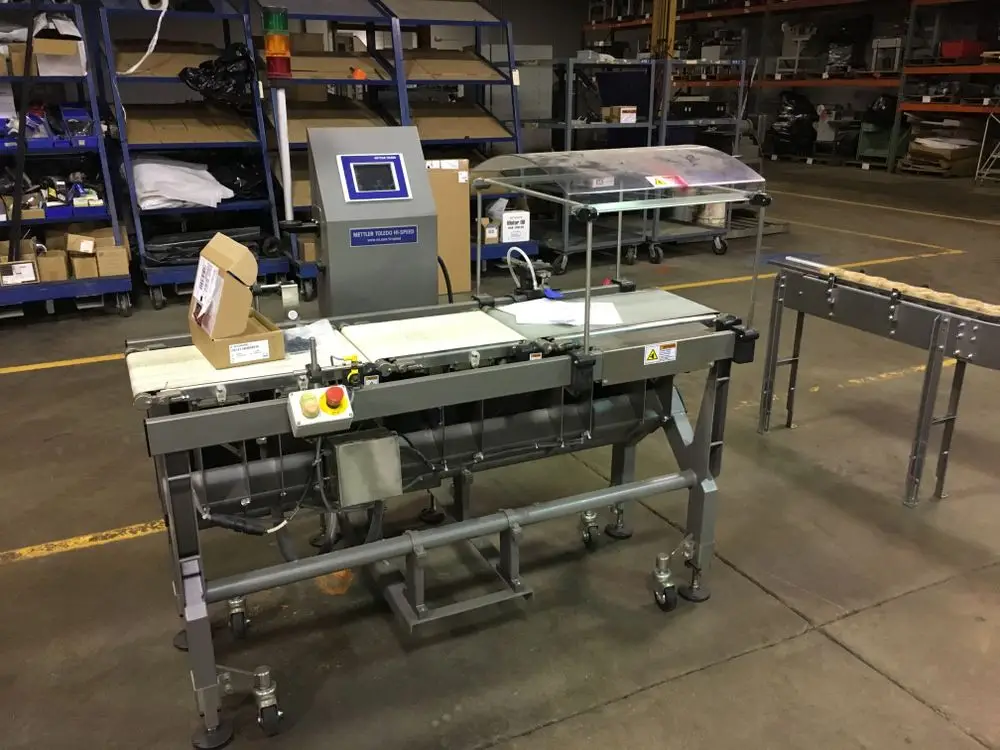 Mettler Toledo Hi-Speed Beltweigh XE Checkweigher – Galvanized Steel Conveyor, Air-Blast Reject | Medina, OH | (Used)