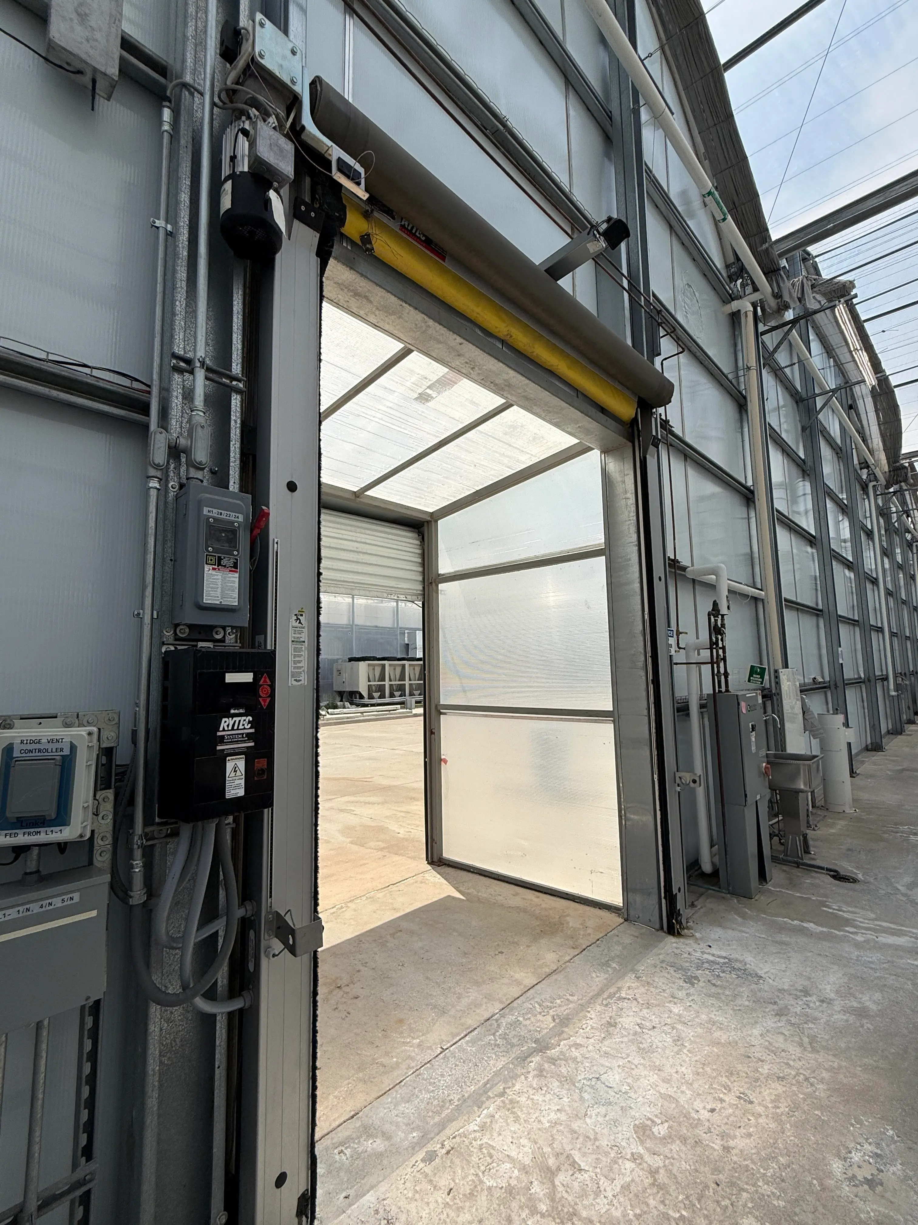 Rytec System 4 High-Speed Roll-Up Industrial Door with Controller & Motor Assembly