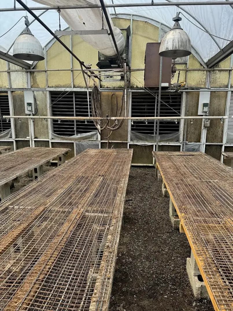 WHITES AUCTION LOT 121 - 17' Double Rail Watering Boom System with Cherry Creek Systems Network Irrigation Controller in GH22 Starting Area Bay 4