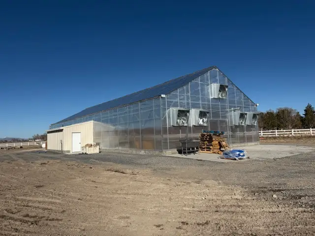 Growspan Commercial Greenhouse, 41'X104'