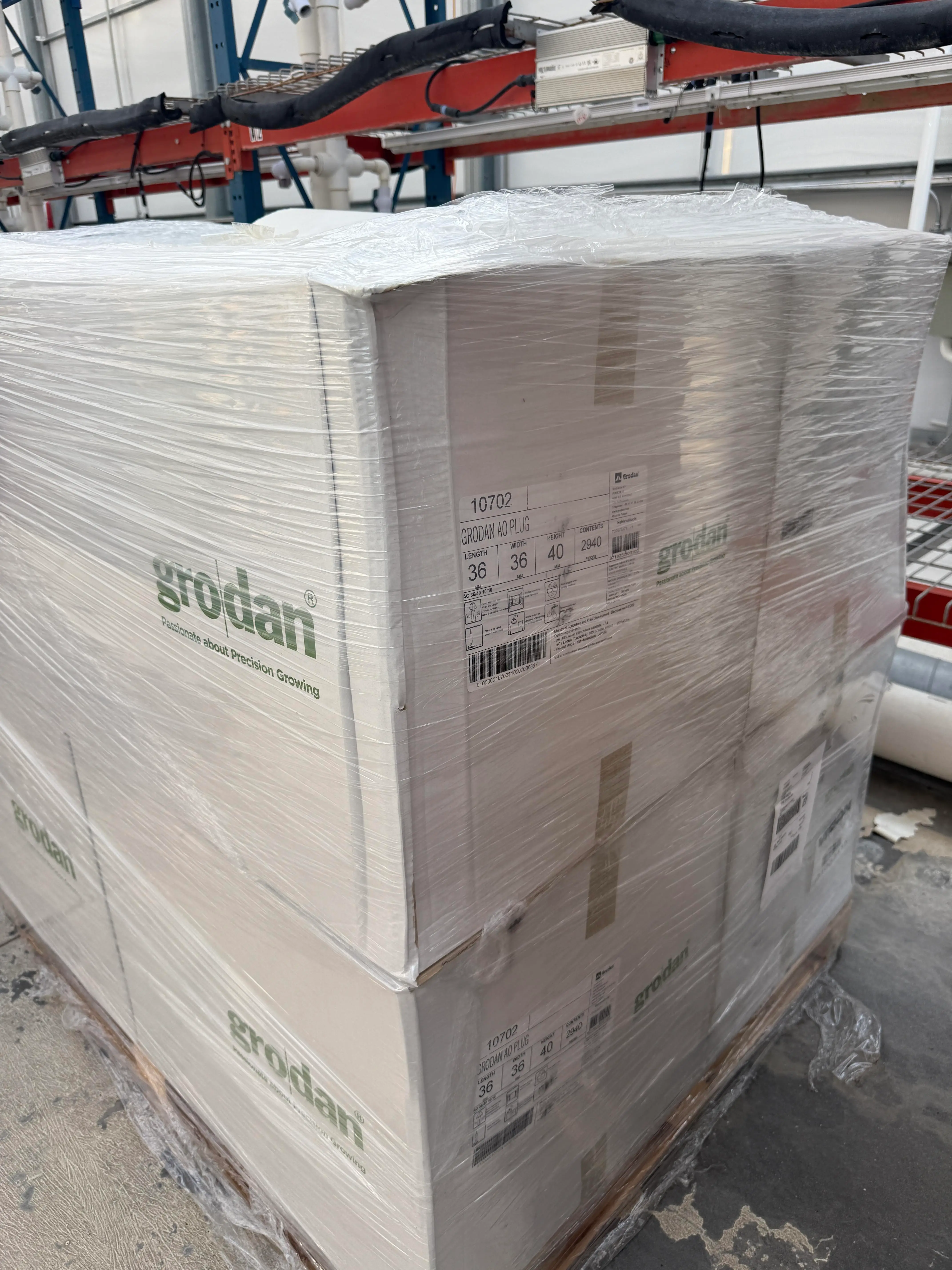 Grodan AO Propagation Plugs – 47,040 Units (2 Pallets, Full Cases)