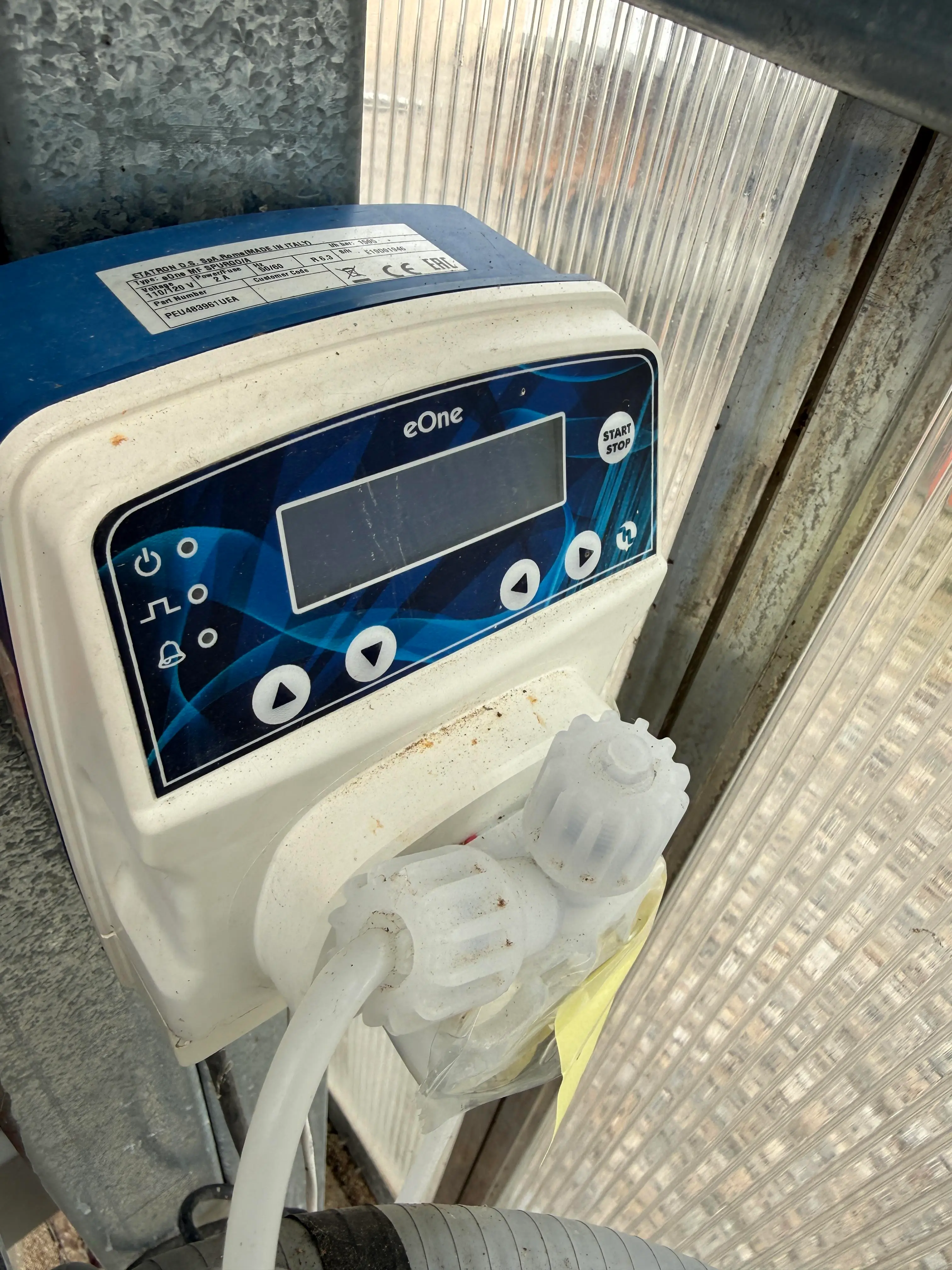 Etatron eOne Chemical Dosing Pump MF SPURGO/A 110-120V Metering Pump
