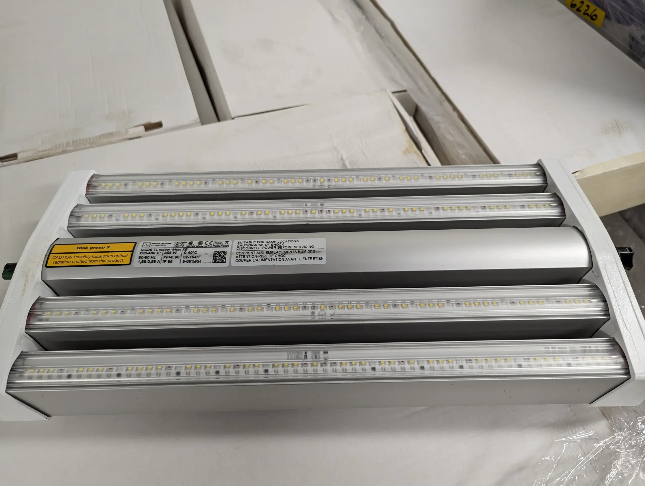 DLI Diode Series Toplighting Fixture Indoor White
