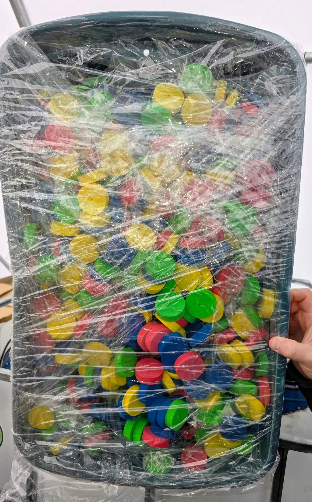 Bulk Lot of Multi-Color Neoprene Clone Collar Inserts for 2" Hydroponic Net Pots (~400+ Pcs)