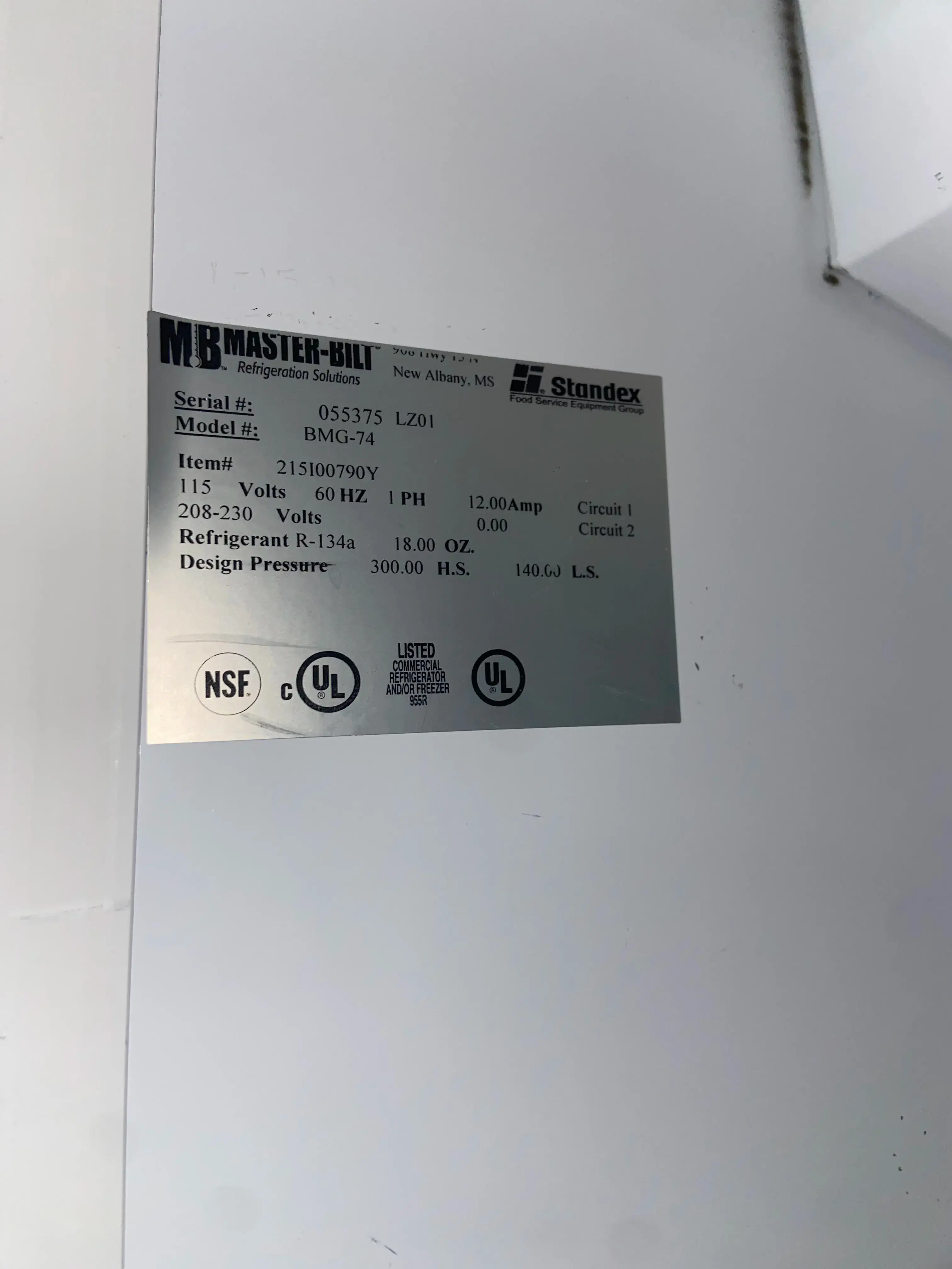AEROFARMS LOT 16 - Double Freshness: Lot of 2 Master-Bilt MBG-74 Refrigerators for Modern Retail Spaces