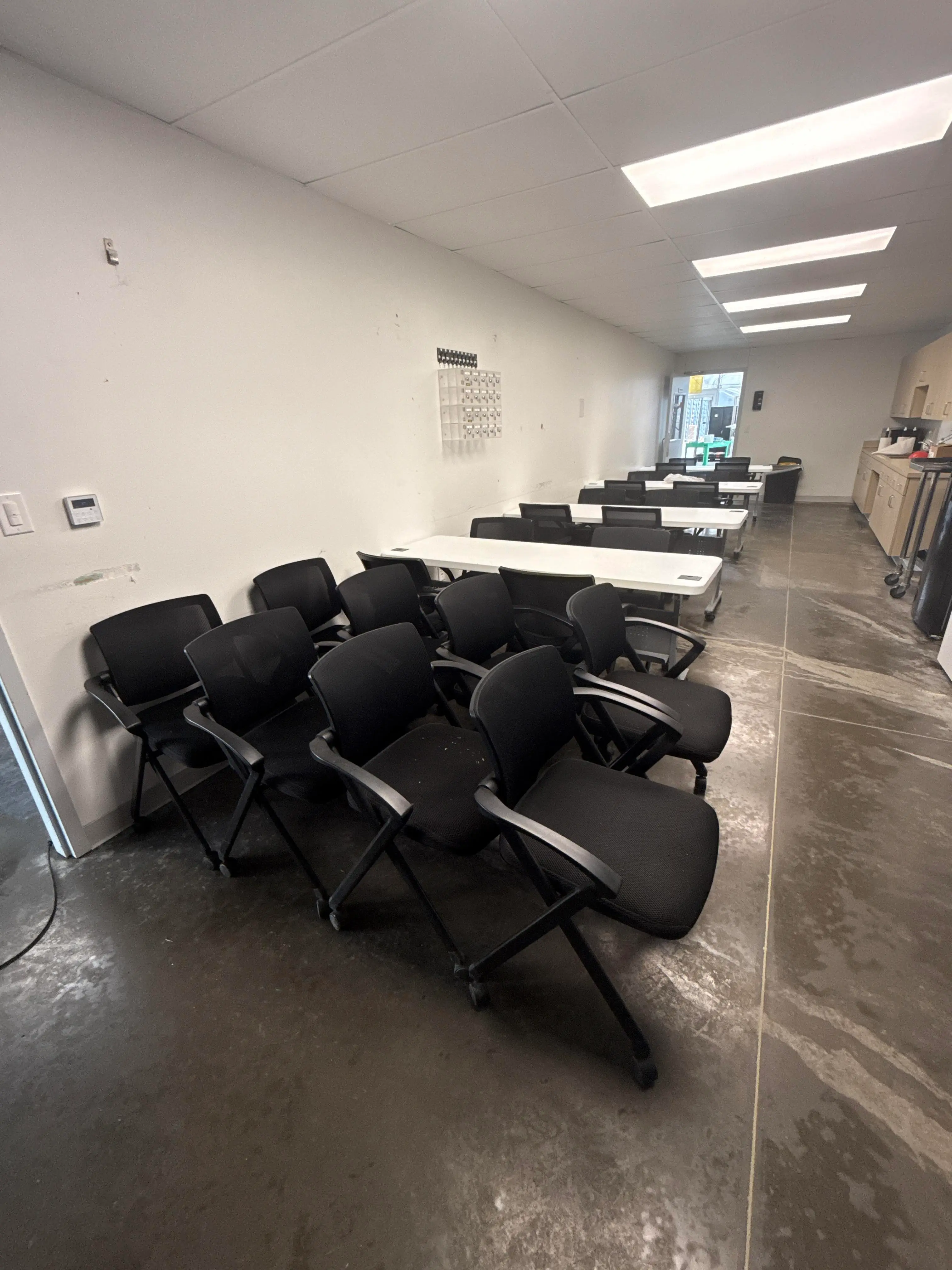 Office Furniture Package, (4) Desks & (24) Chairs