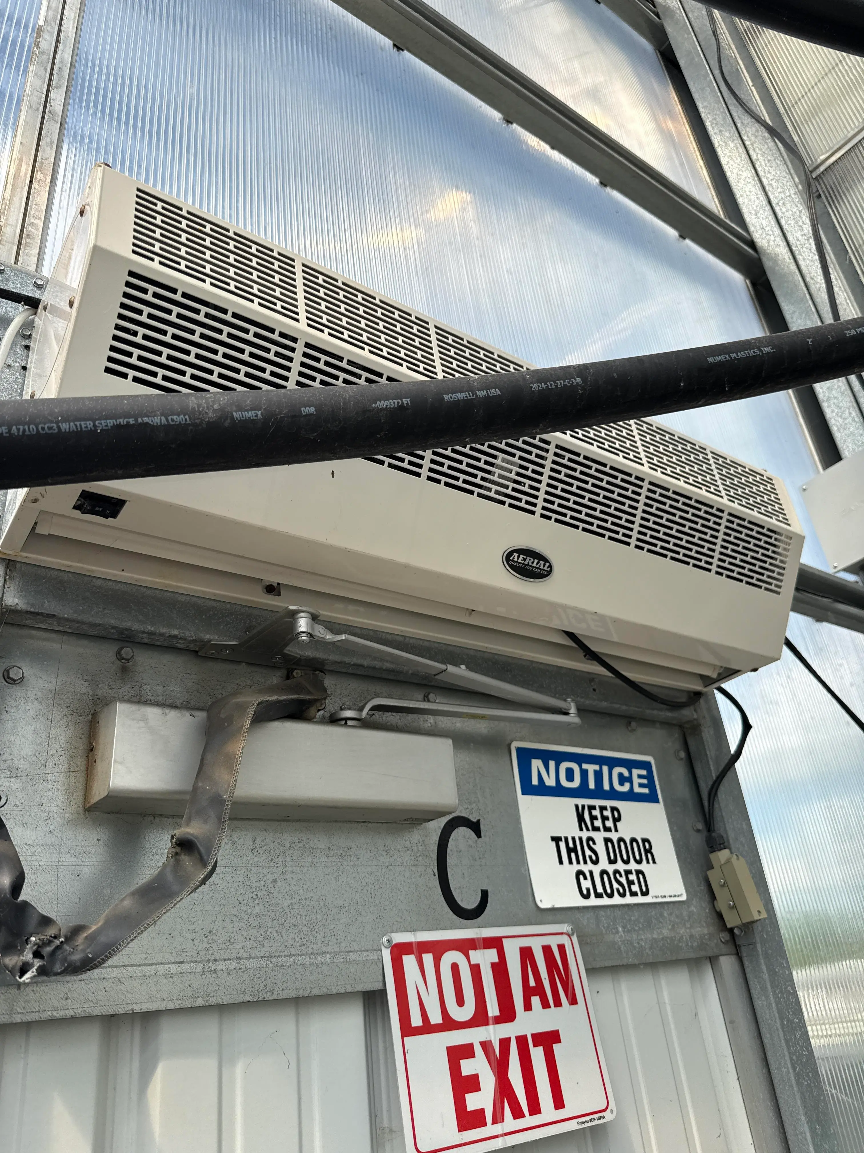 Aerial Air Curtain 36"" 120V Door Unit ACR-FHN-901SA