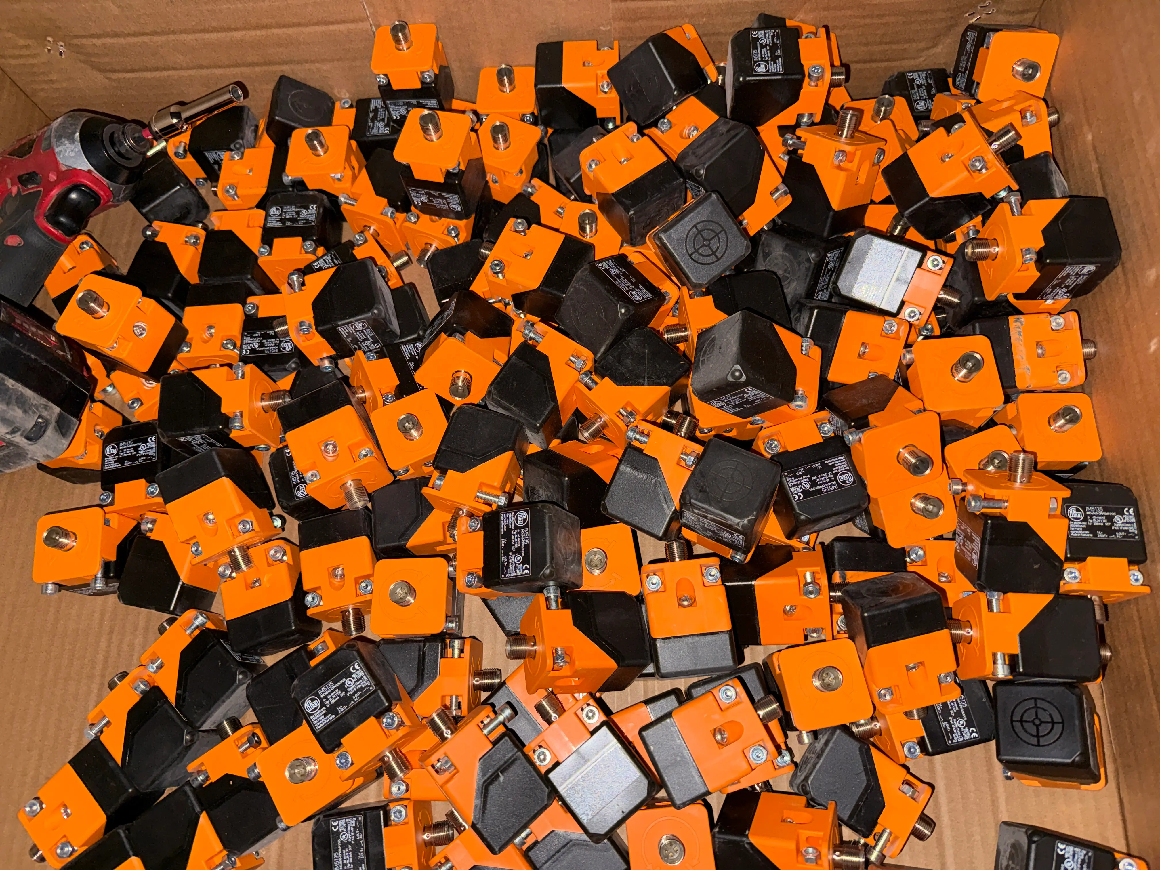 Lot of 50 - ifm IM5135 Inductive Proximity Sensors, 40mm, IP67/IP69K, 10-36V DC (Lot 3 of 6) | Chesterton, IN