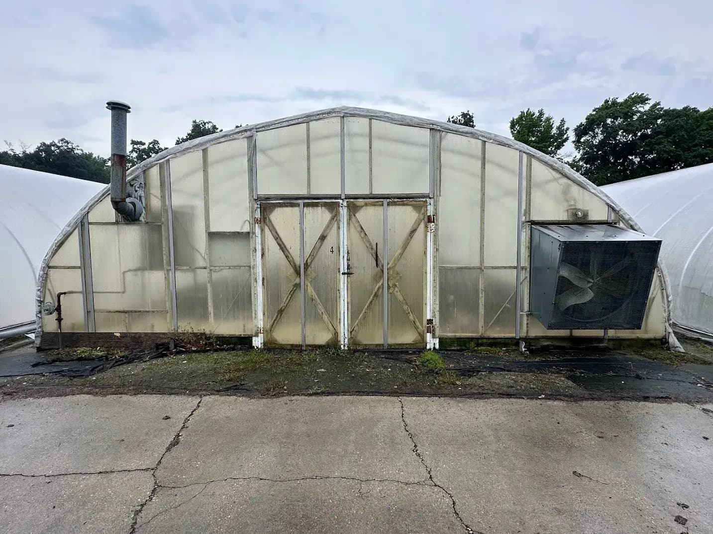 WHITE'S AUCTION LOT 19 - CF04 - X.S. Smith 30' x 96' Criterion Quonset Hoop Cold Frame Greenhouse