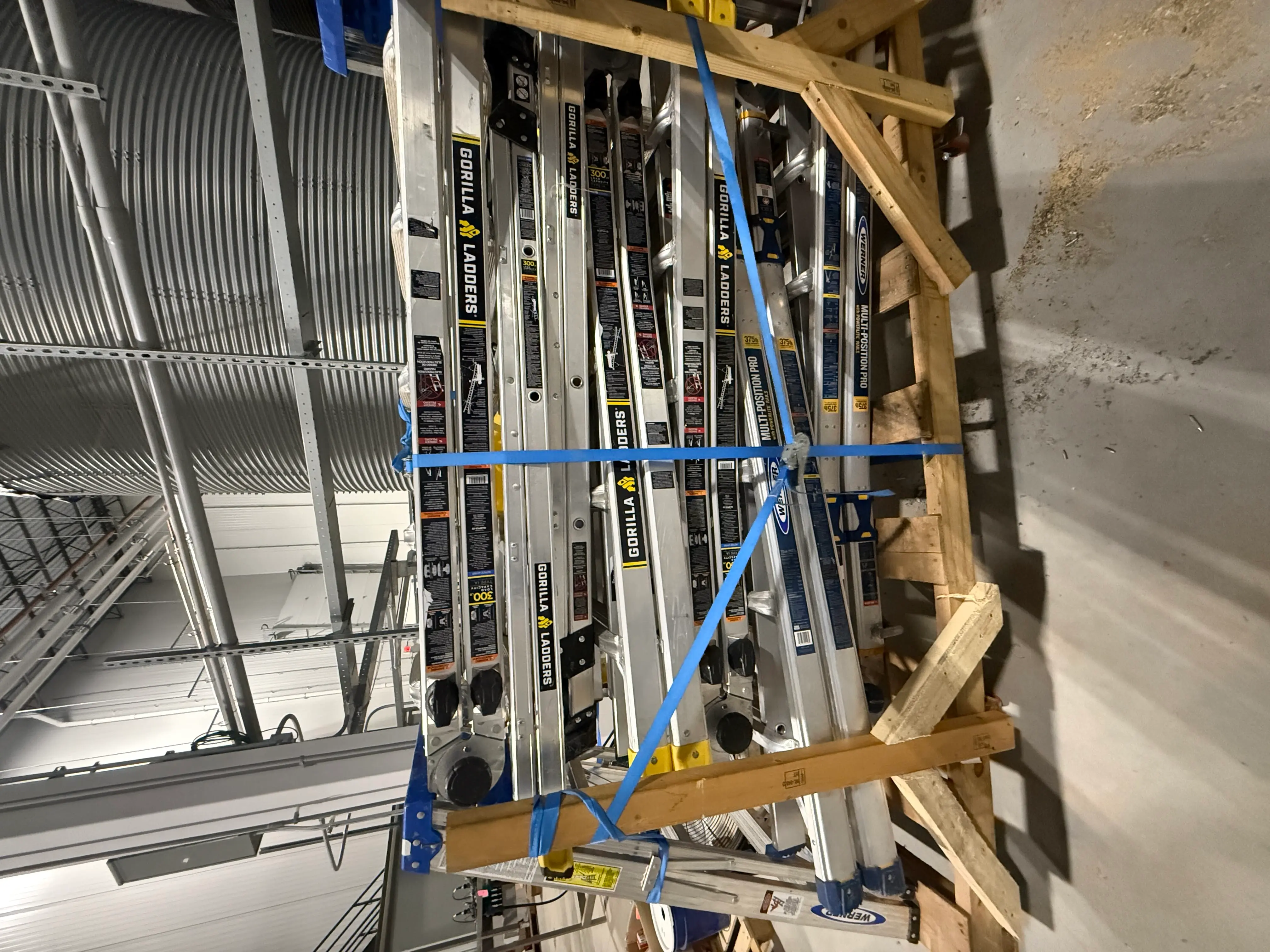 Gorilla & Werner Aluminum Multi-Position Ladders – Lot of Multiple Units