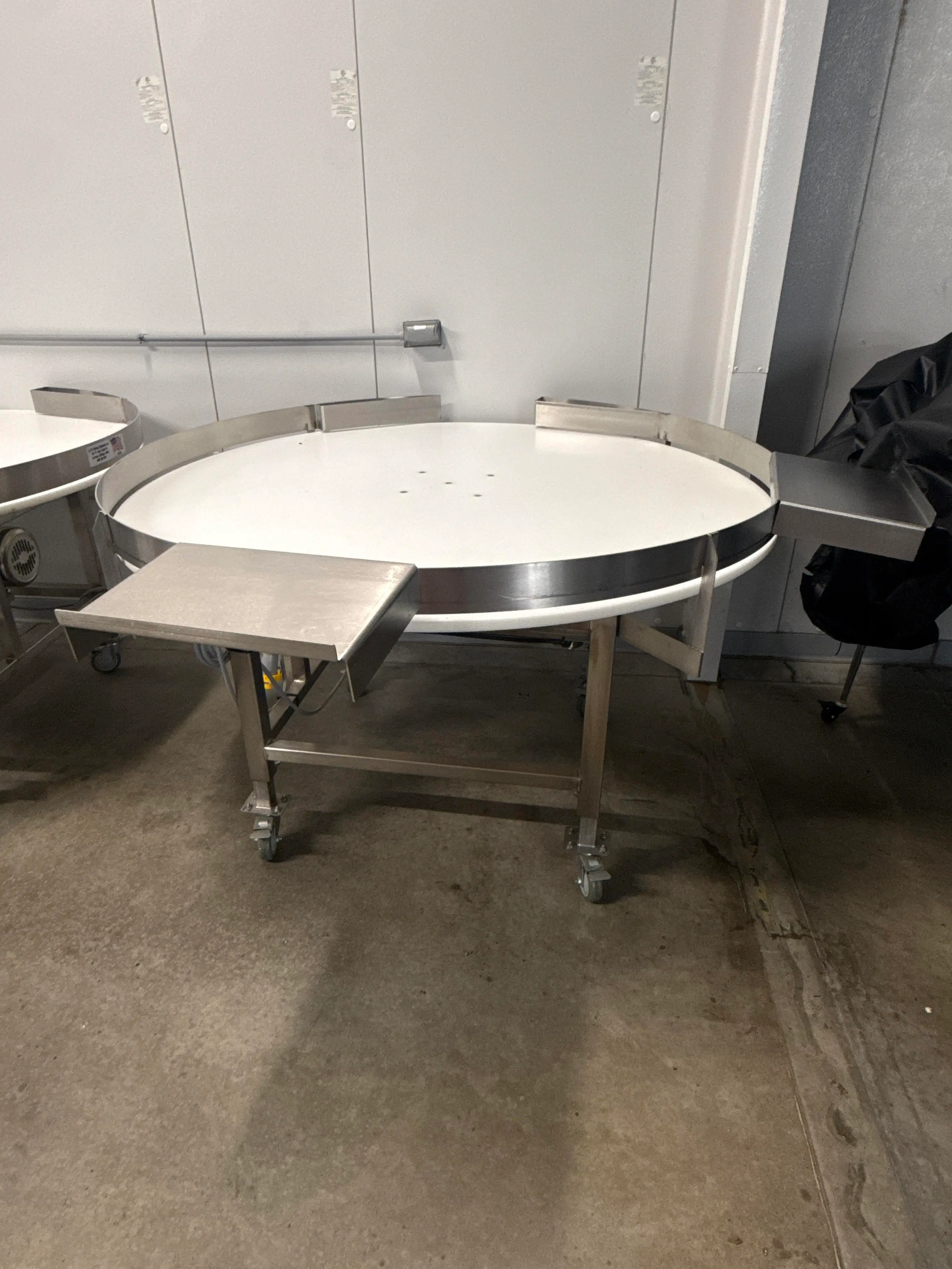 A&B Packing 2024 Stainless Rotary Packing Turntable 110V Variable Speed