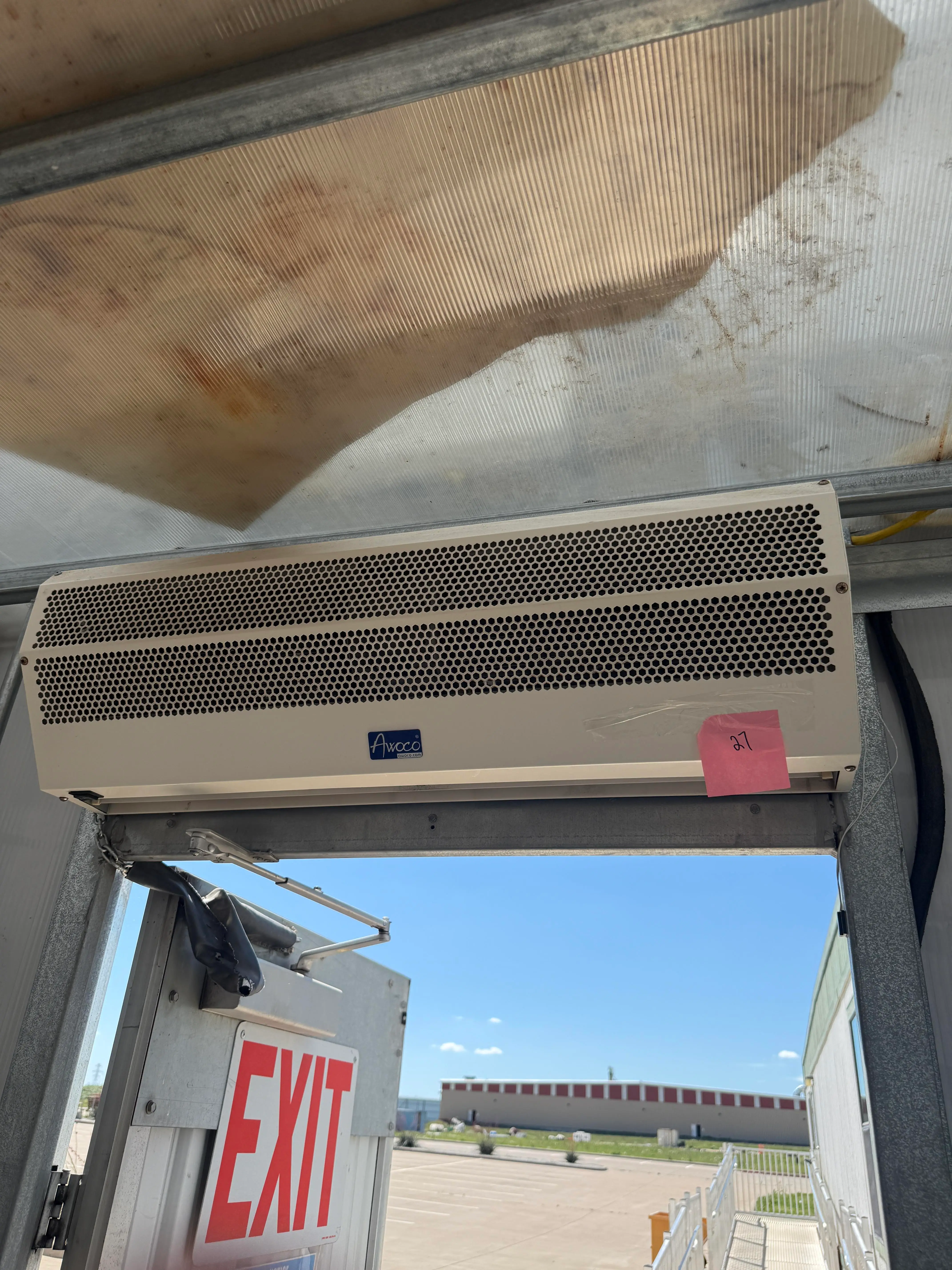 Avonco 36"" Commercial Overhead Air Curtain / Door Air Barrier