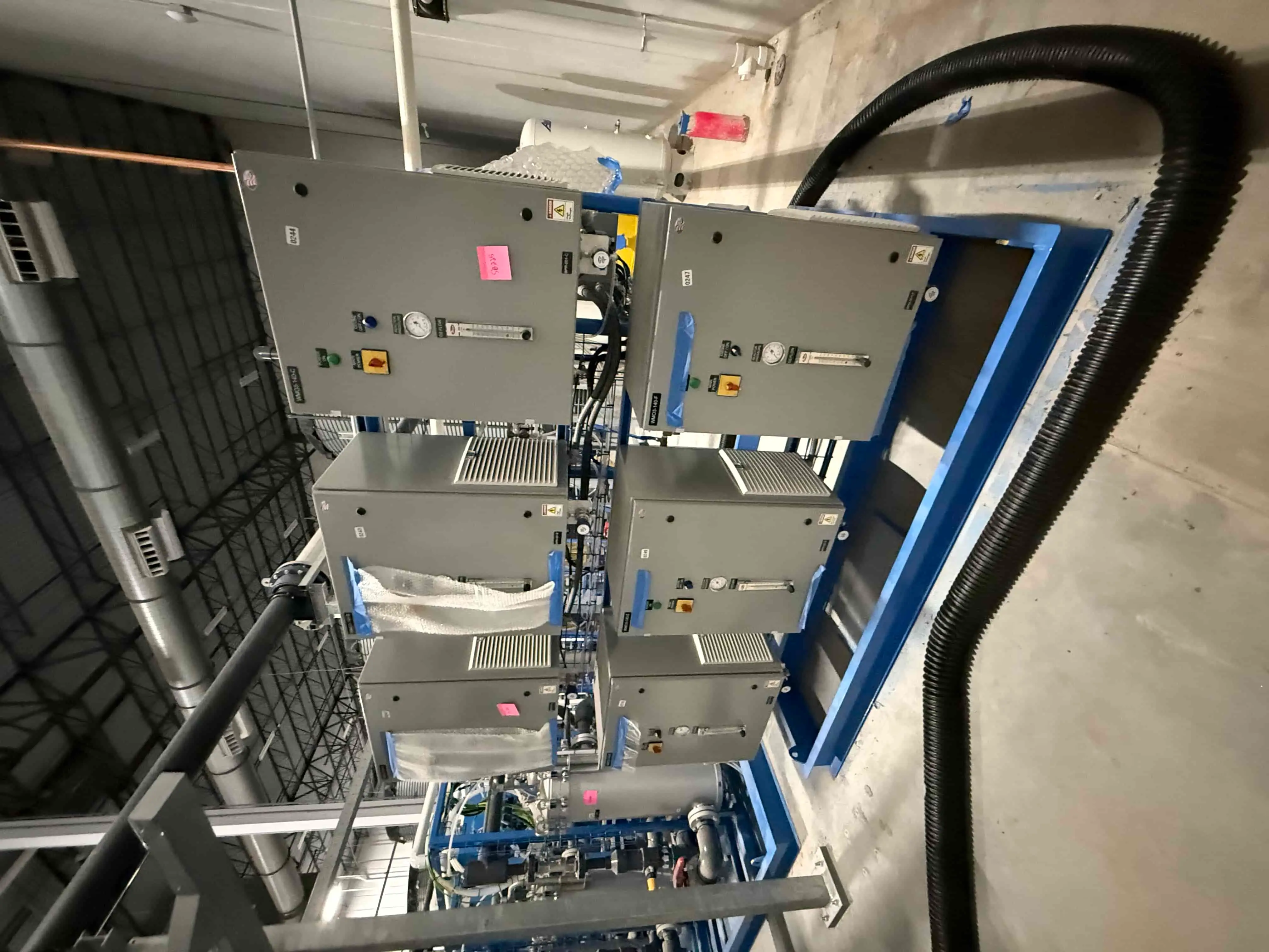 SB225: Industrial Filtration and Nutrient Recirculation Skid – Multi-Stage Stainless Steel System with PVC Manifold and Pumps