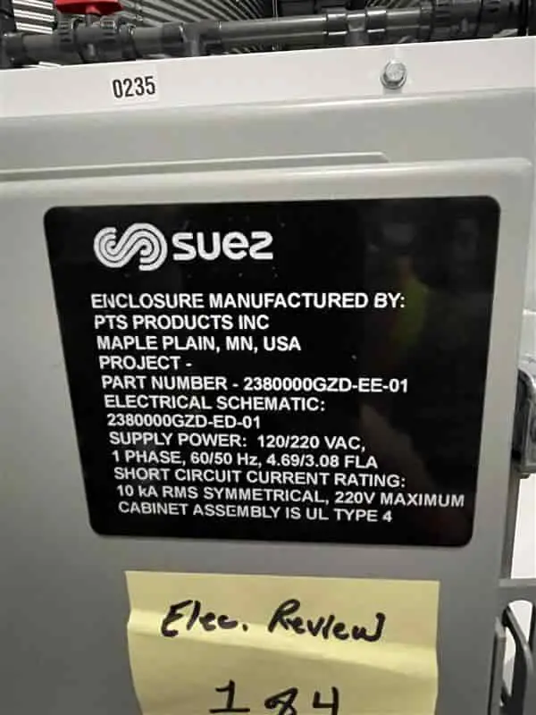 SB210 SUEZ PROflex LT Reverse Osmosis Water Filtration System with Tonkaflo Pump Assembly