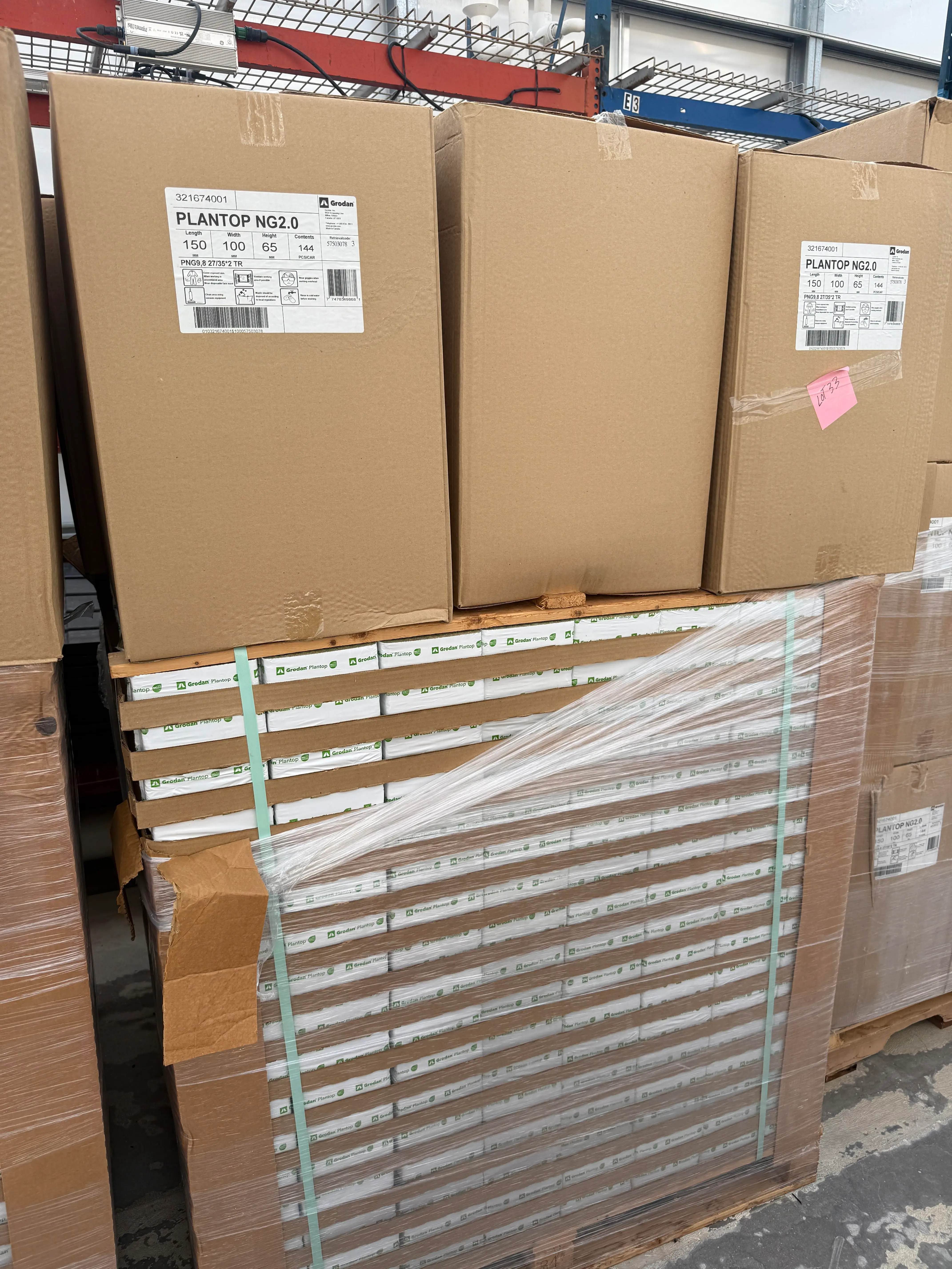 Grodan NG 2.0 Grow Blocks – 2,352 Units (Pallet, Full + Cartons)