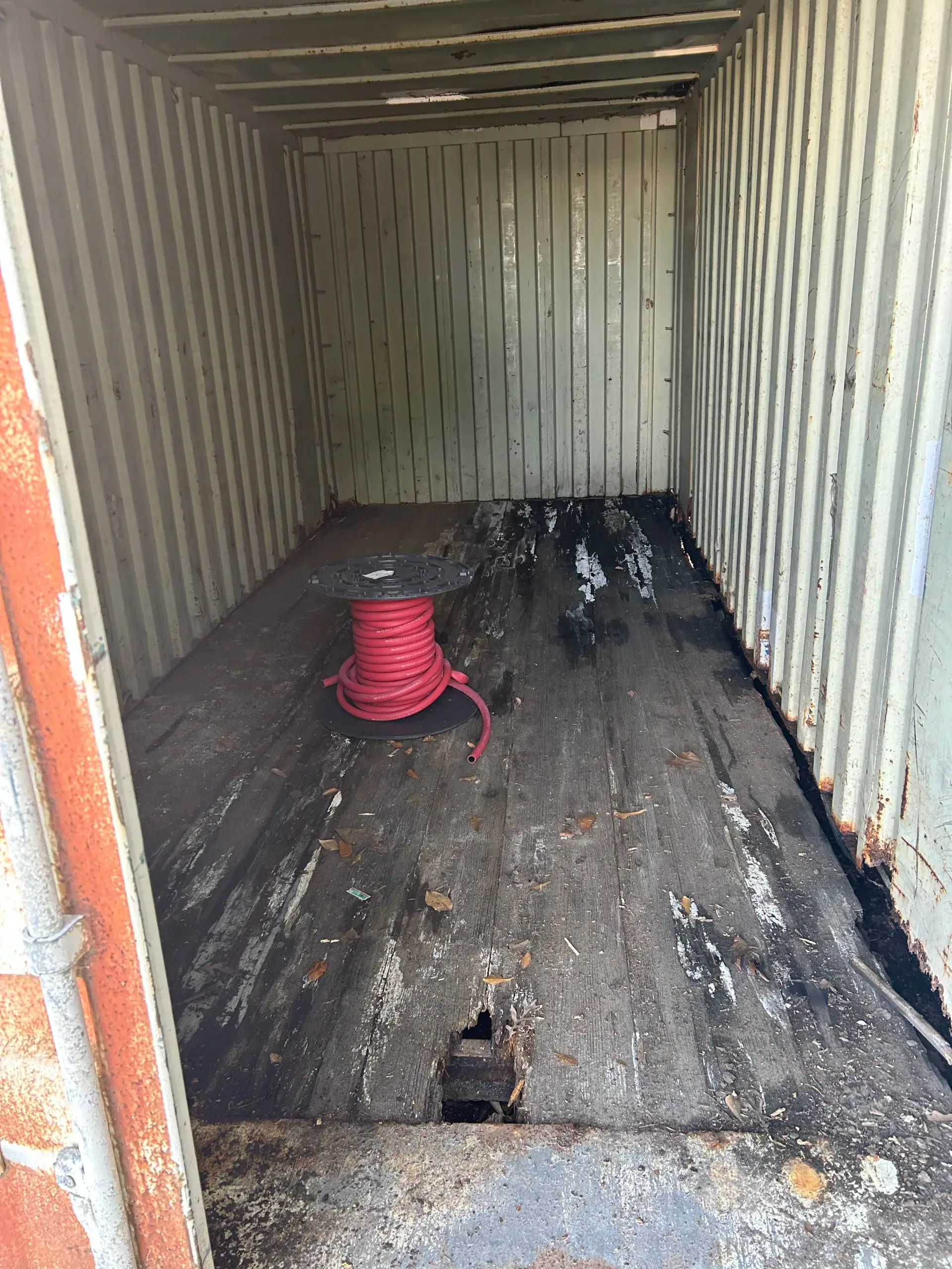 WHITE'S AUCTION LOT 292 - 20' Metal Shipping Container