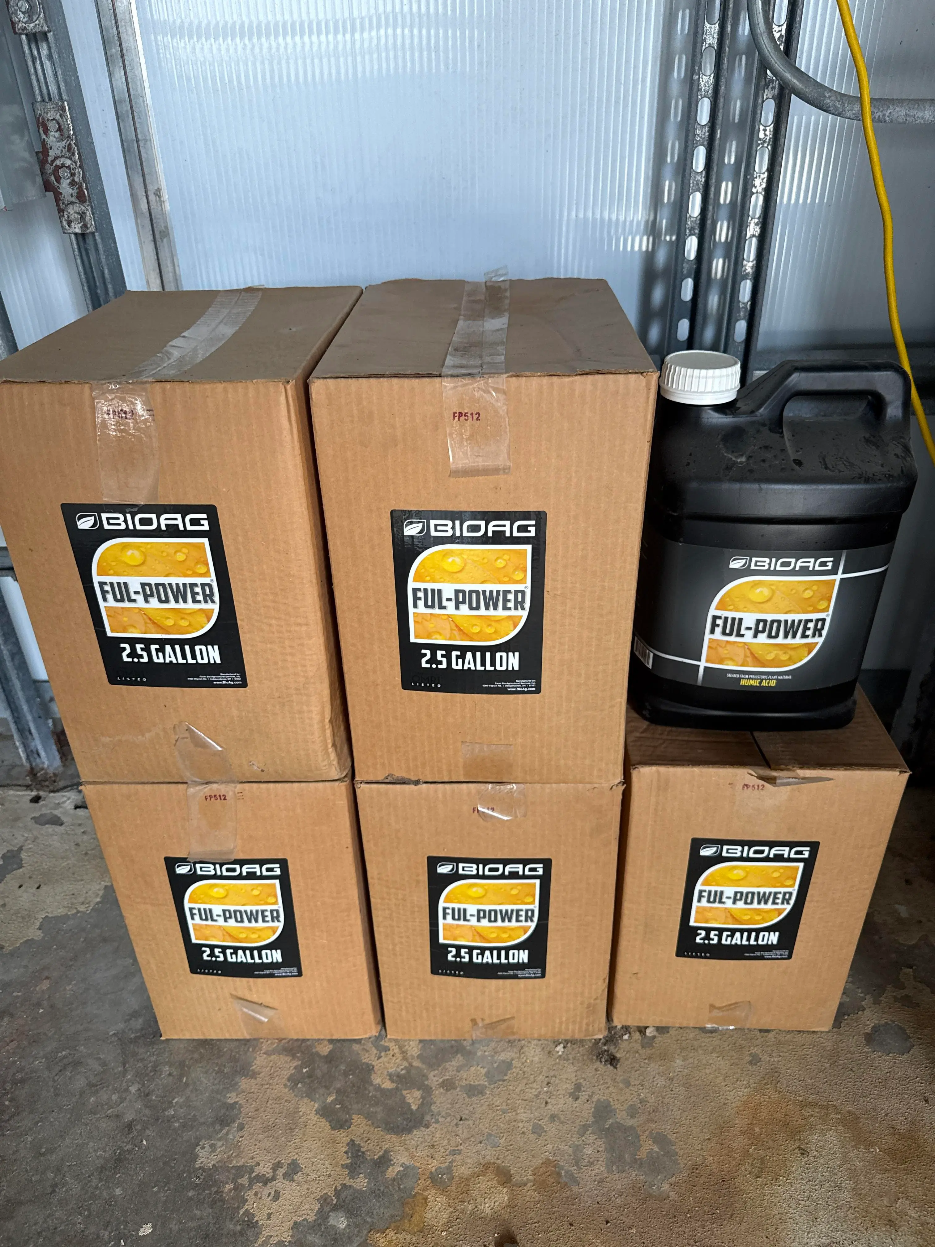 BioAg Ful Power Humic Acid, 2.5 Gallon Liquid Soil Conditioner and Root Zone Amendment, 6 Units
