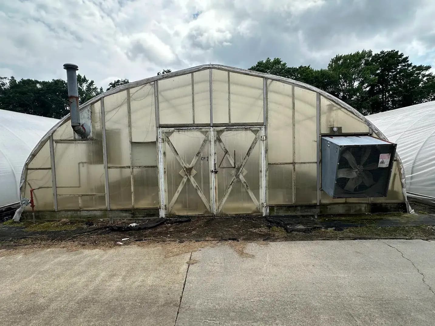 WHITE'S AUCTION LOT 22 - CF07 - X.S. Smith 30' x 96' Criterion Quonset Hoop Cold Frame Greenhouse
