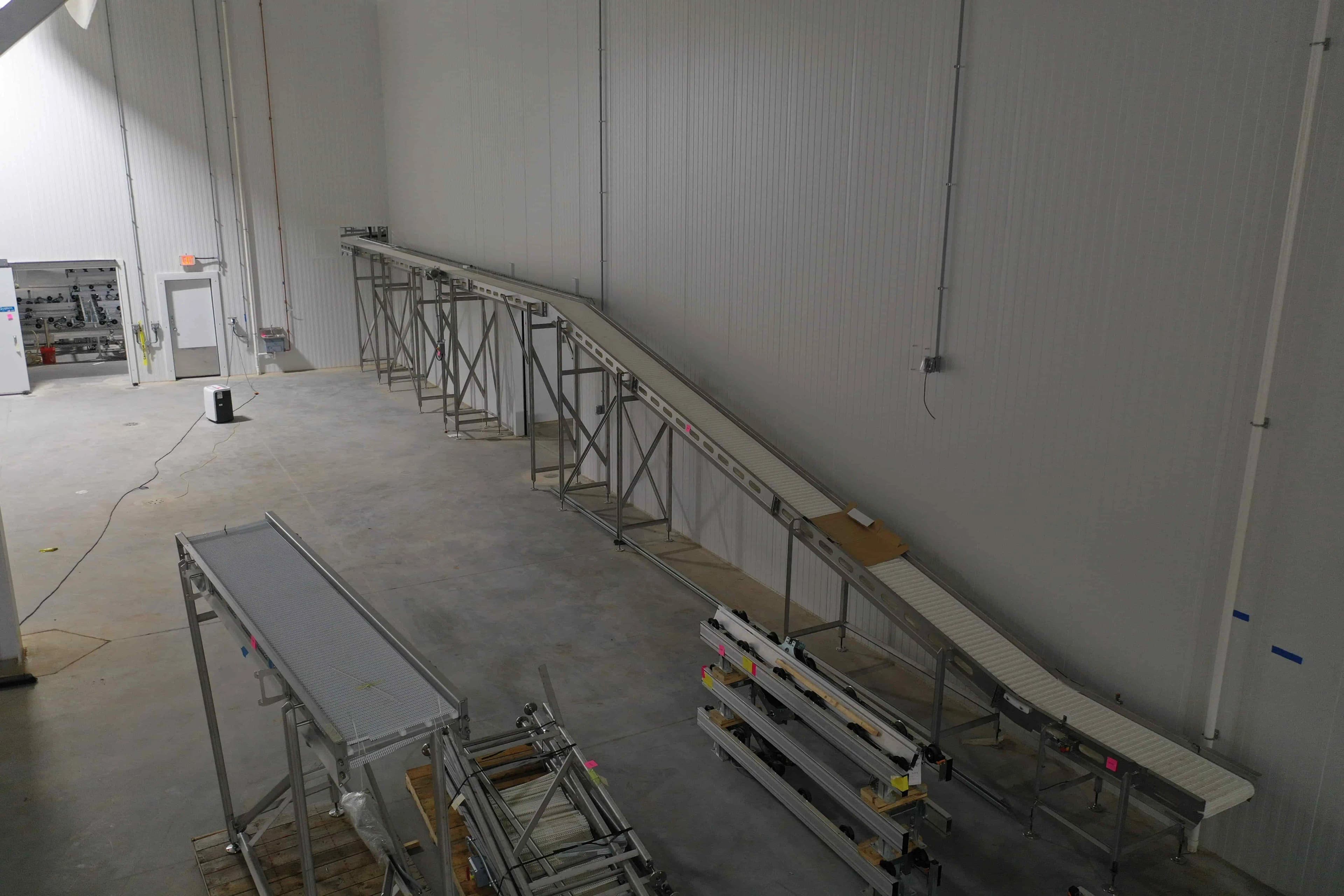 SB2000: EverCleen Sanitary Conveyor System – TriMach Bin Conveyance Equipment and Controls – Total Original Package Value $1,223,185