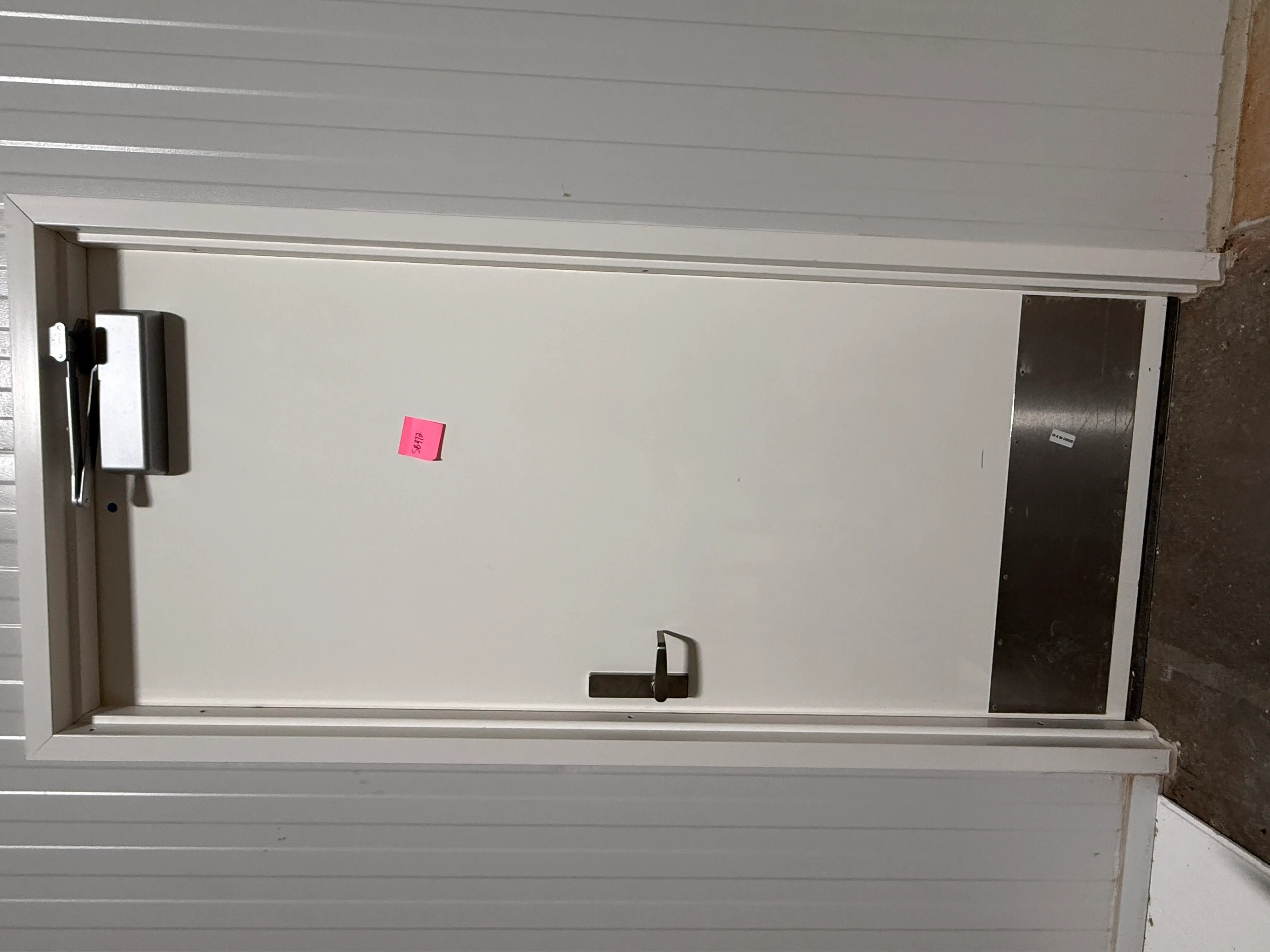 SB473: Insulated Commercial Interior Door with Kick Plate & Closer
