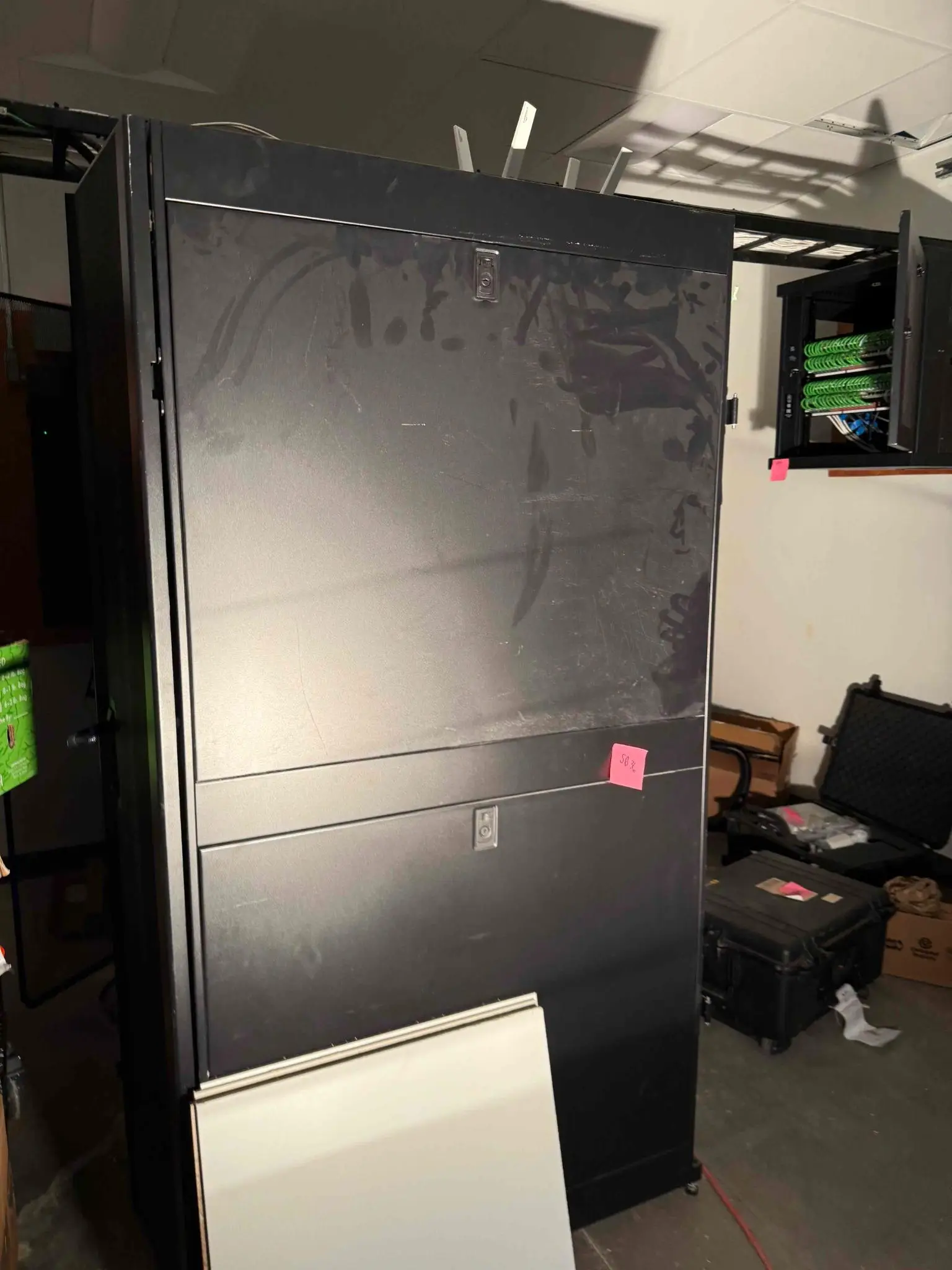 SB36 Server Rack Cabinet with Dell EMC Servers and Networking Equipment (Used)
