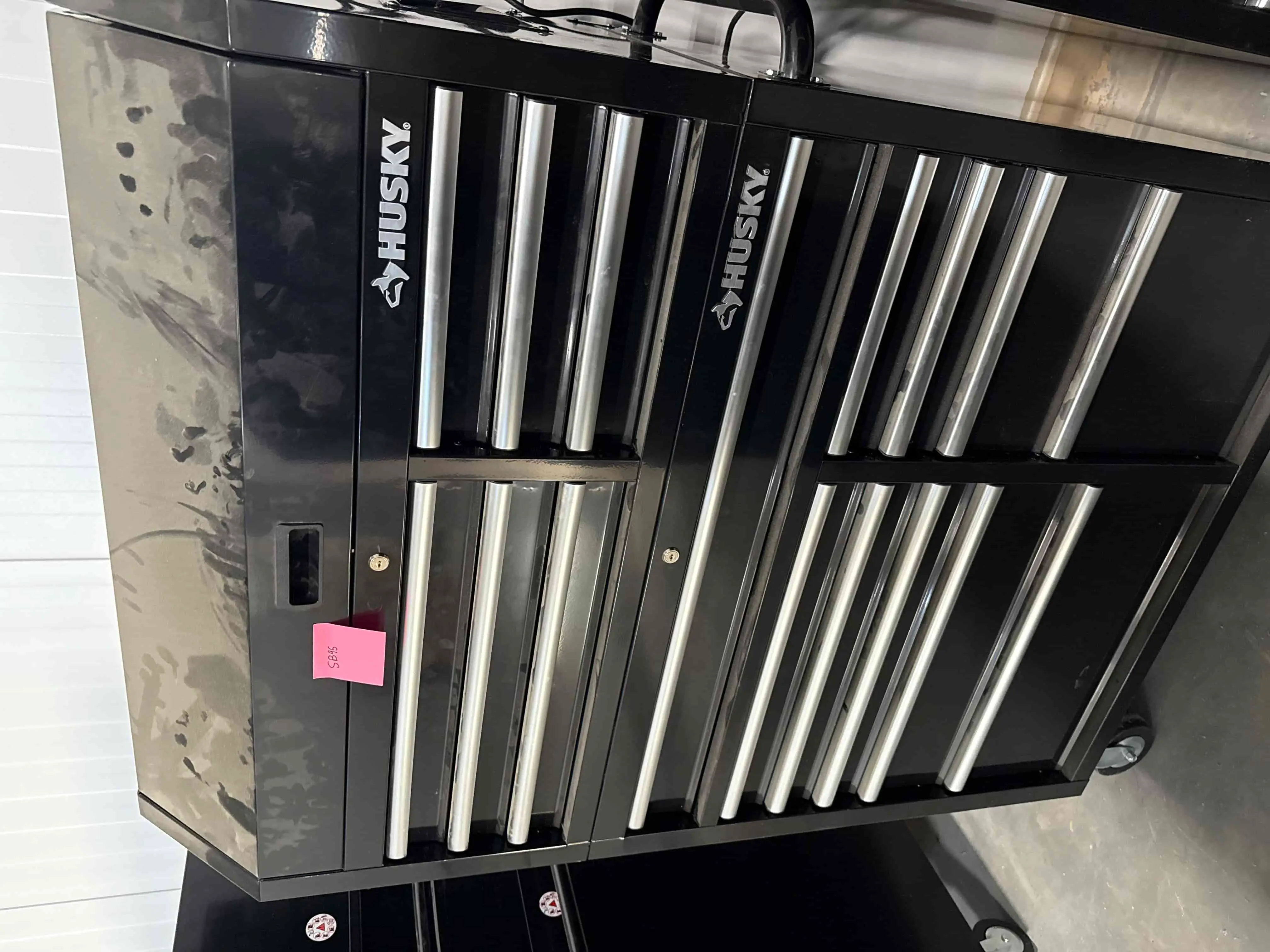 SB95: Husky 12-Drawer Rolling Tool Chest and Cabinet (Used)