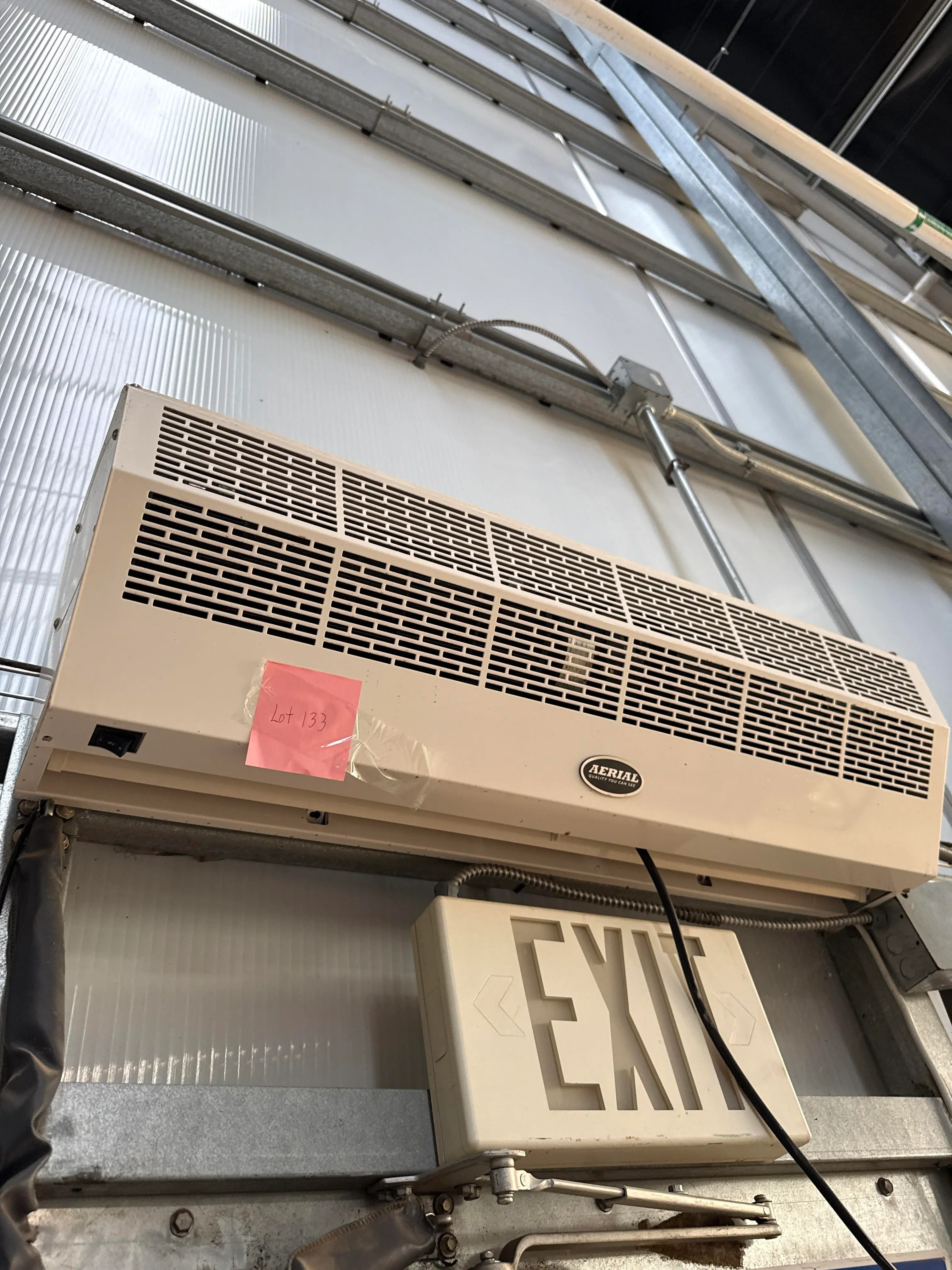 36"" Air Curtain – 120V – 380W – Over Door Unit – July 2020