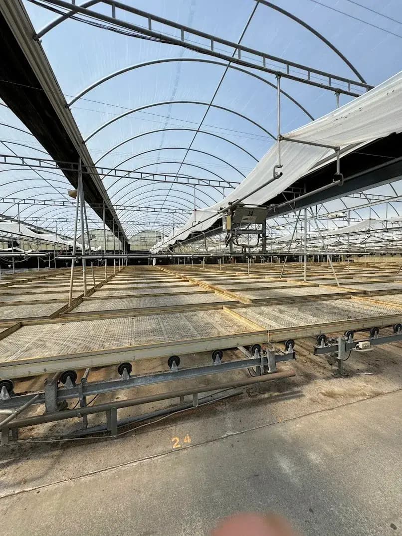 WHITES AUCTION LOT 143 - 21' Double Rail Watering Boom System Number 14 with Cherry Creek Systems Network Irrigation Controller in GH25A