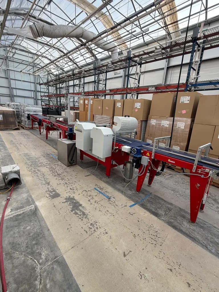 Urbinati SEM65 Drum Seeder System w/ Vacuum Pump, Conveyor Sections & Seeding Drums
