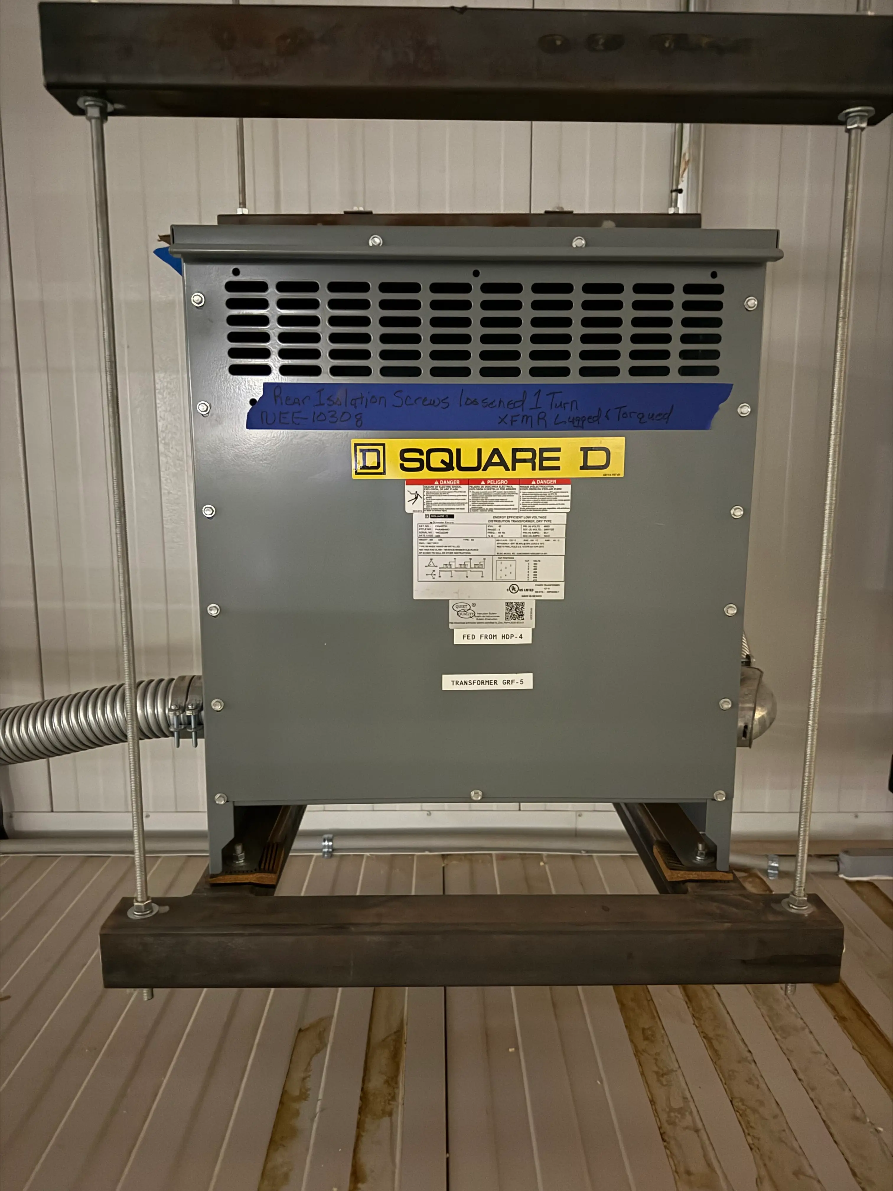 SB7019: Square D Dry-Type Distribution Transformer