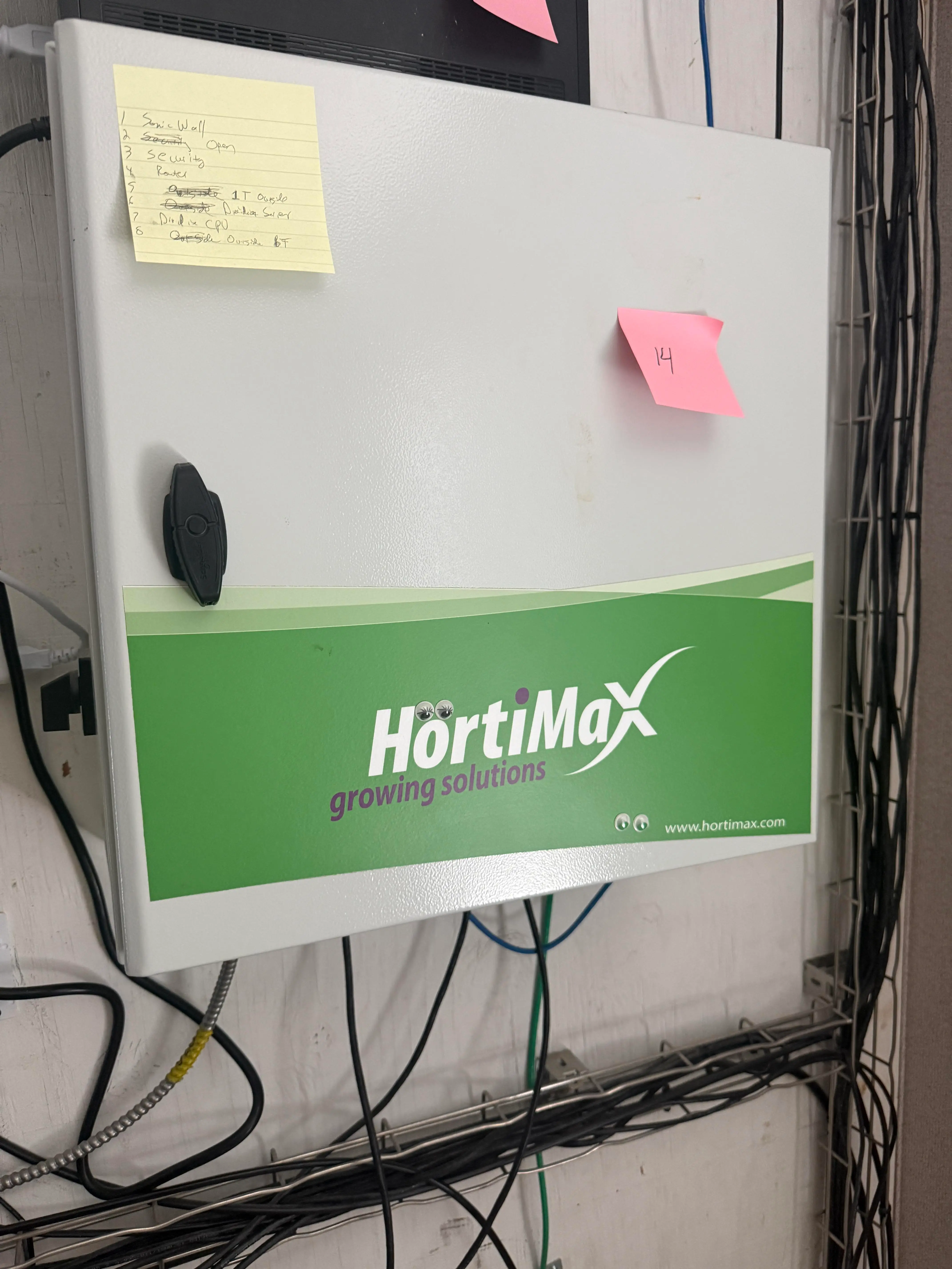 HortiMaX MultiMa IPC Cabinet 96 Greenhouse Climate & Irrigation Control System Panel