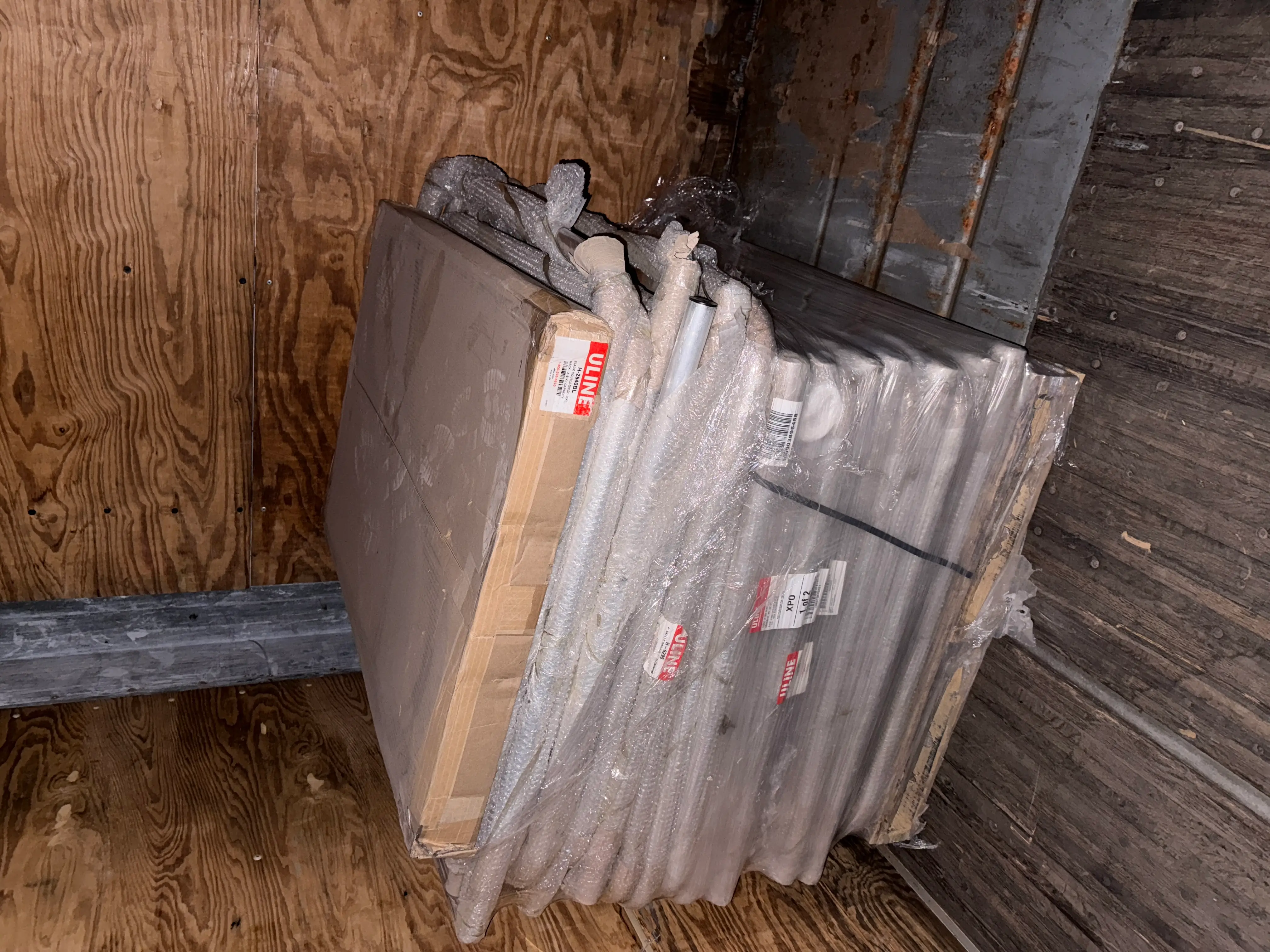 ULINE Galvanized Grid Bike Racks – New in Original Packaging (2 Pallets)