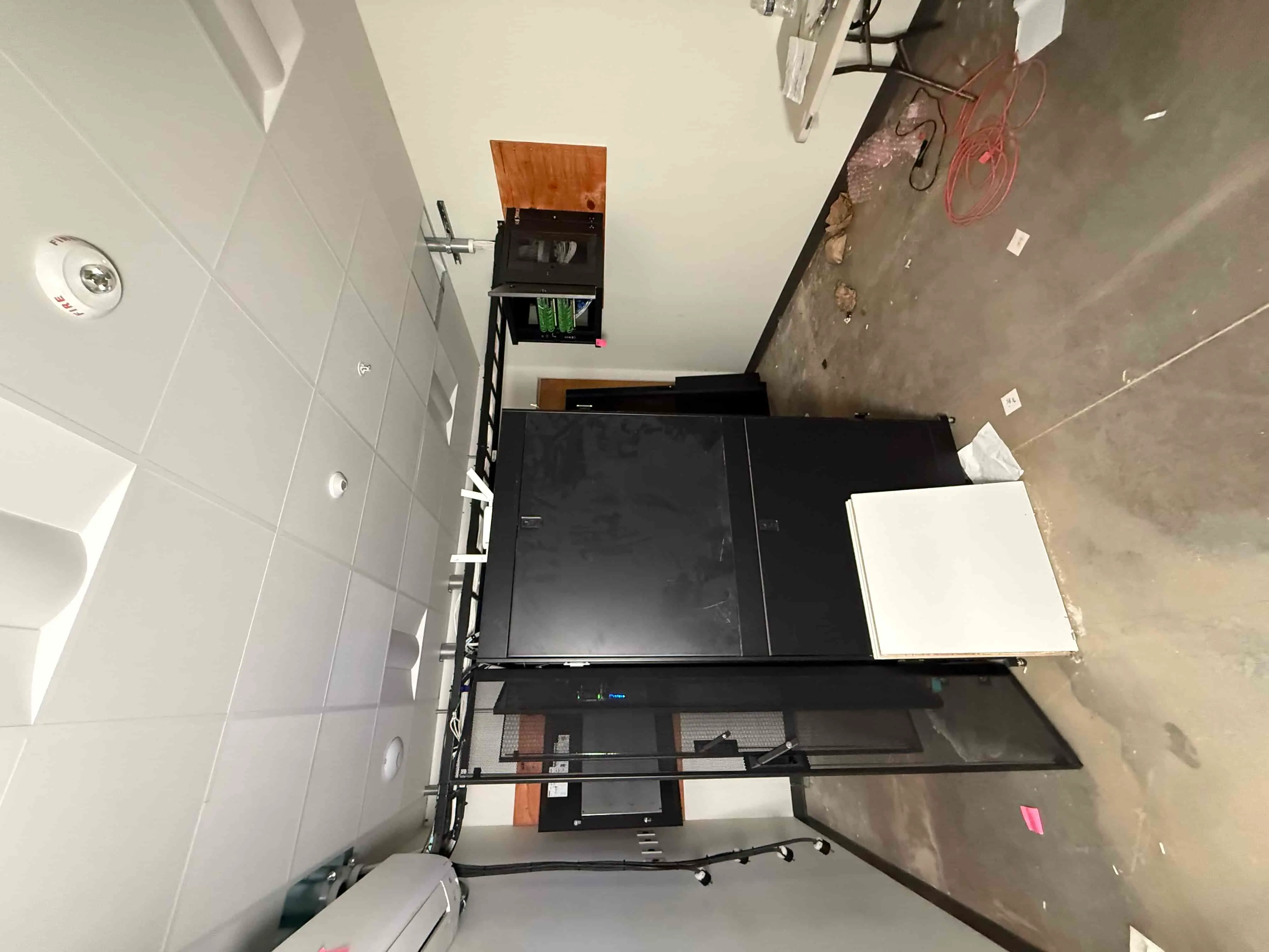 SB30: Complete IT Room Infrastructure – Dell EMC Servers, Fortinet & OPNsense Firewalls, APC UPS, Vertiv Power, LifeSafety Power Cabinet