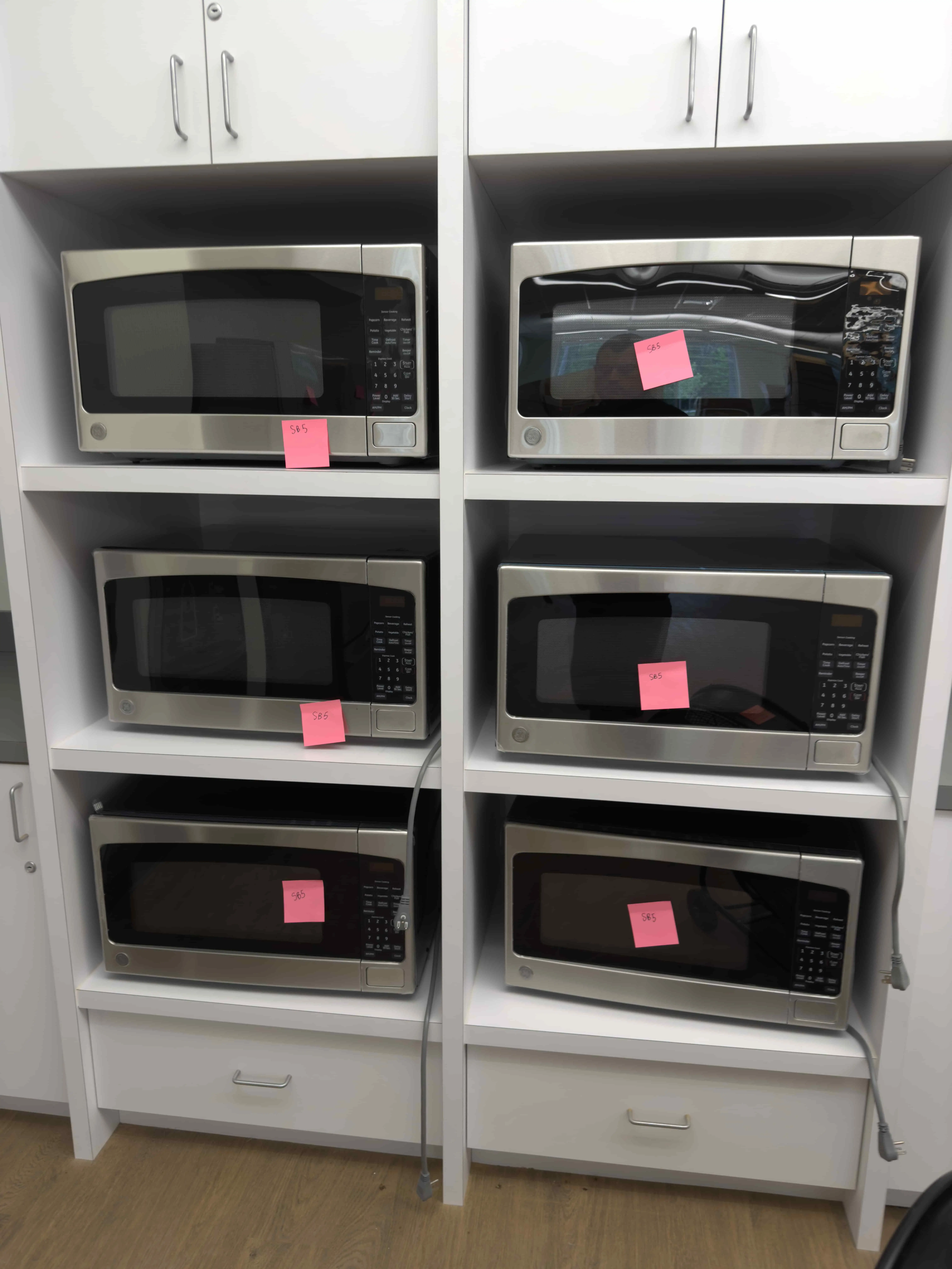 SB5: Set of GE Stainless Steel Microwaves