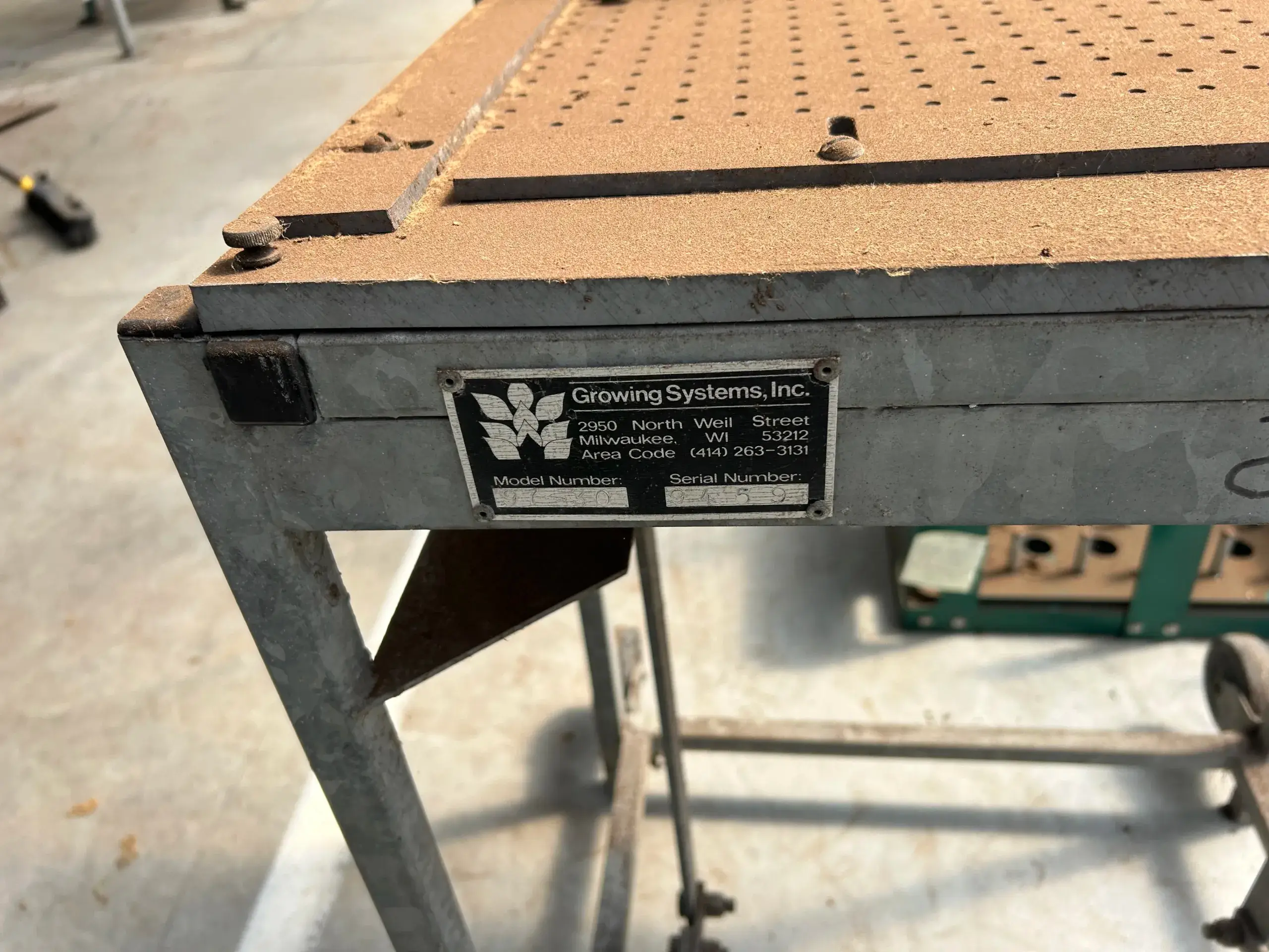 WHITE'S AUCTION LOT 235 - Heavy-Duty Growing Systems Inc. Foot-Operated Plug Punch Units - Model #288