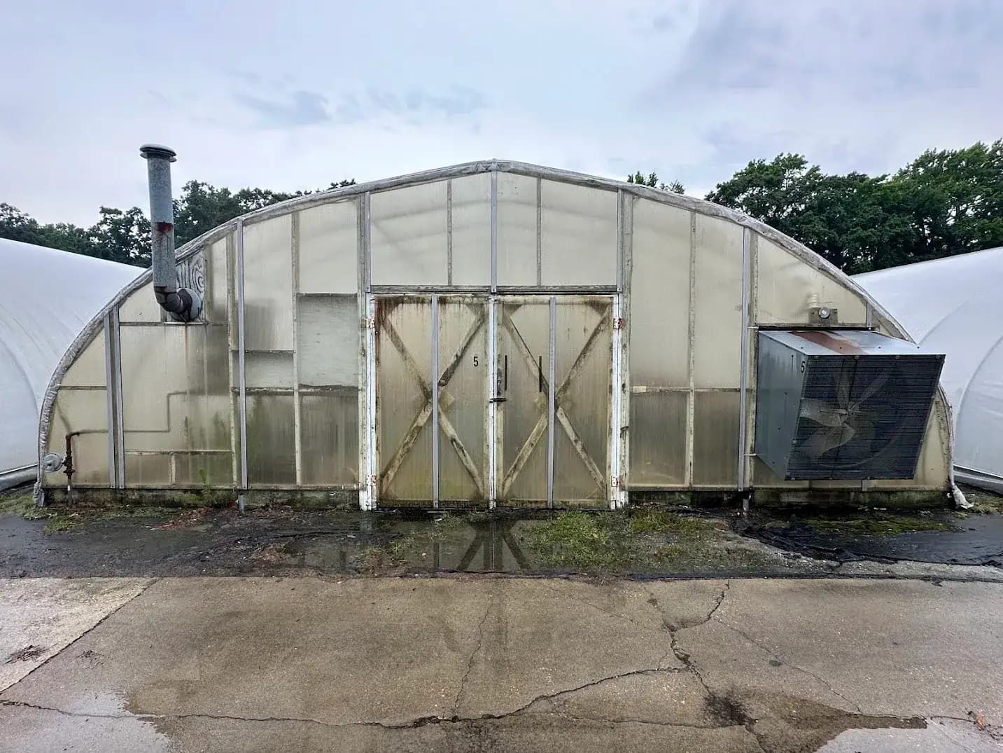 WHITE'S AUCTION LOT 20 - CF05 - X.S. Smith 30' x 96' Criterion Quonset Hoop Cold Frame Greenhouse