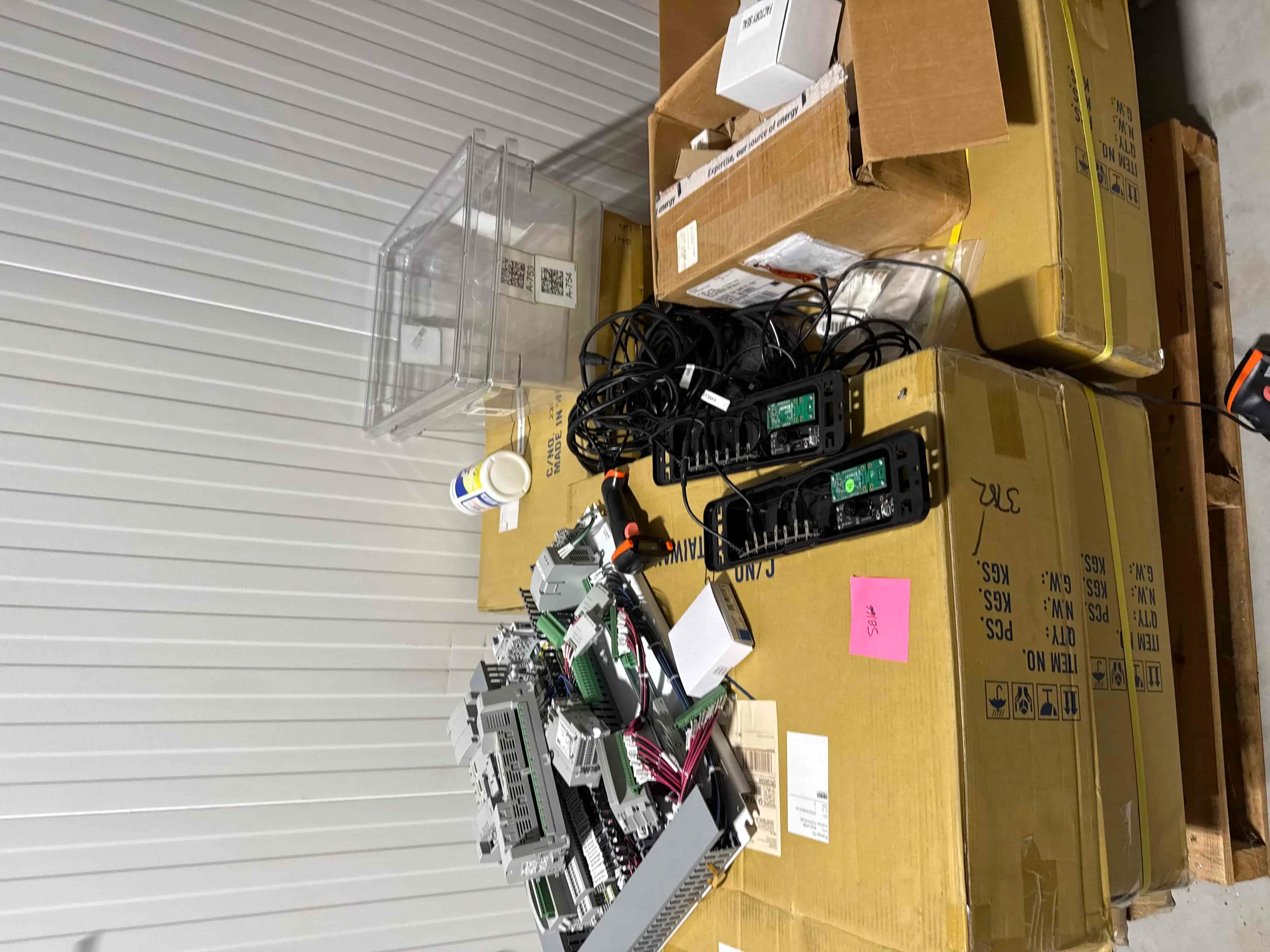 SB166: Industrial Control Assemblies, Display Wall Mounts (60–100”), and Mini PCs – Mixed Technology Lot (New and Used)