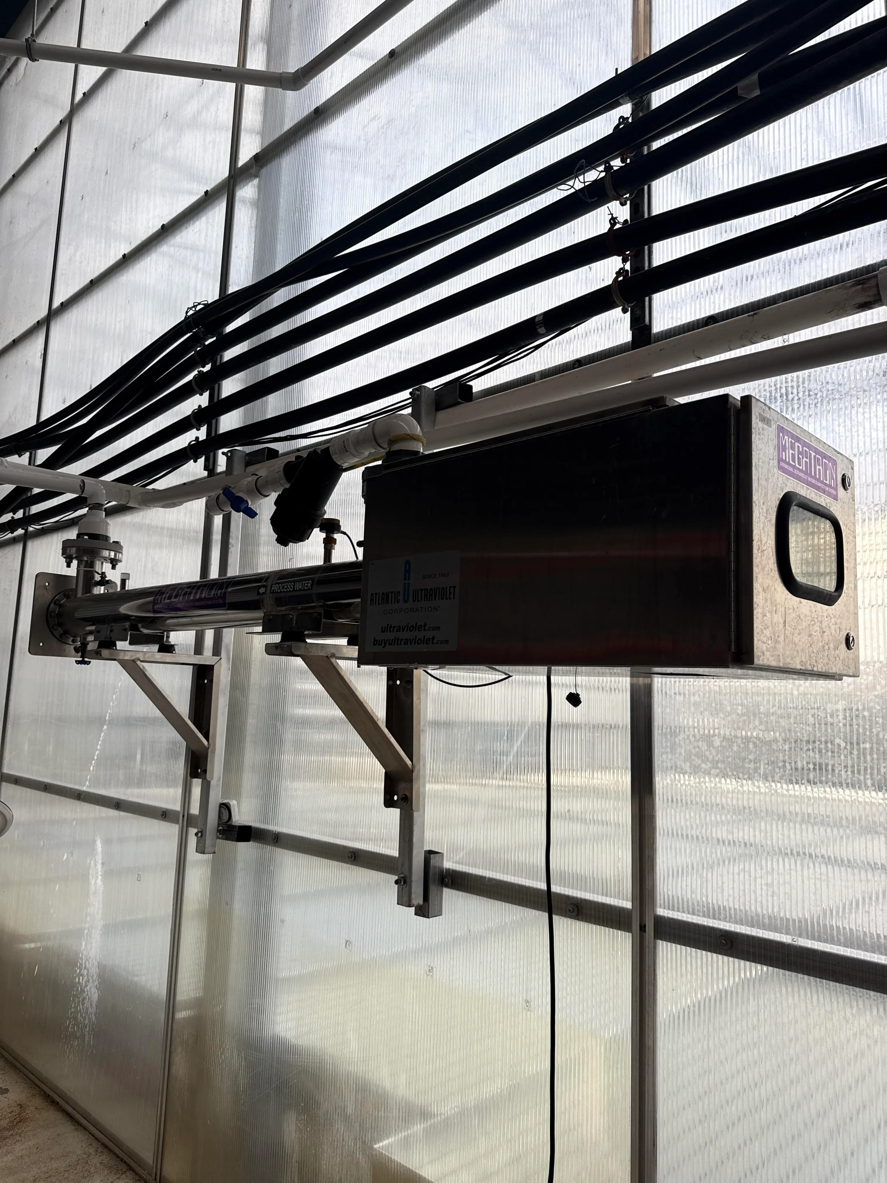 Atlantic Ultraviolet Megatron M50 UV Water Disinfection System – Stainless – Industrial / Greenhouse
