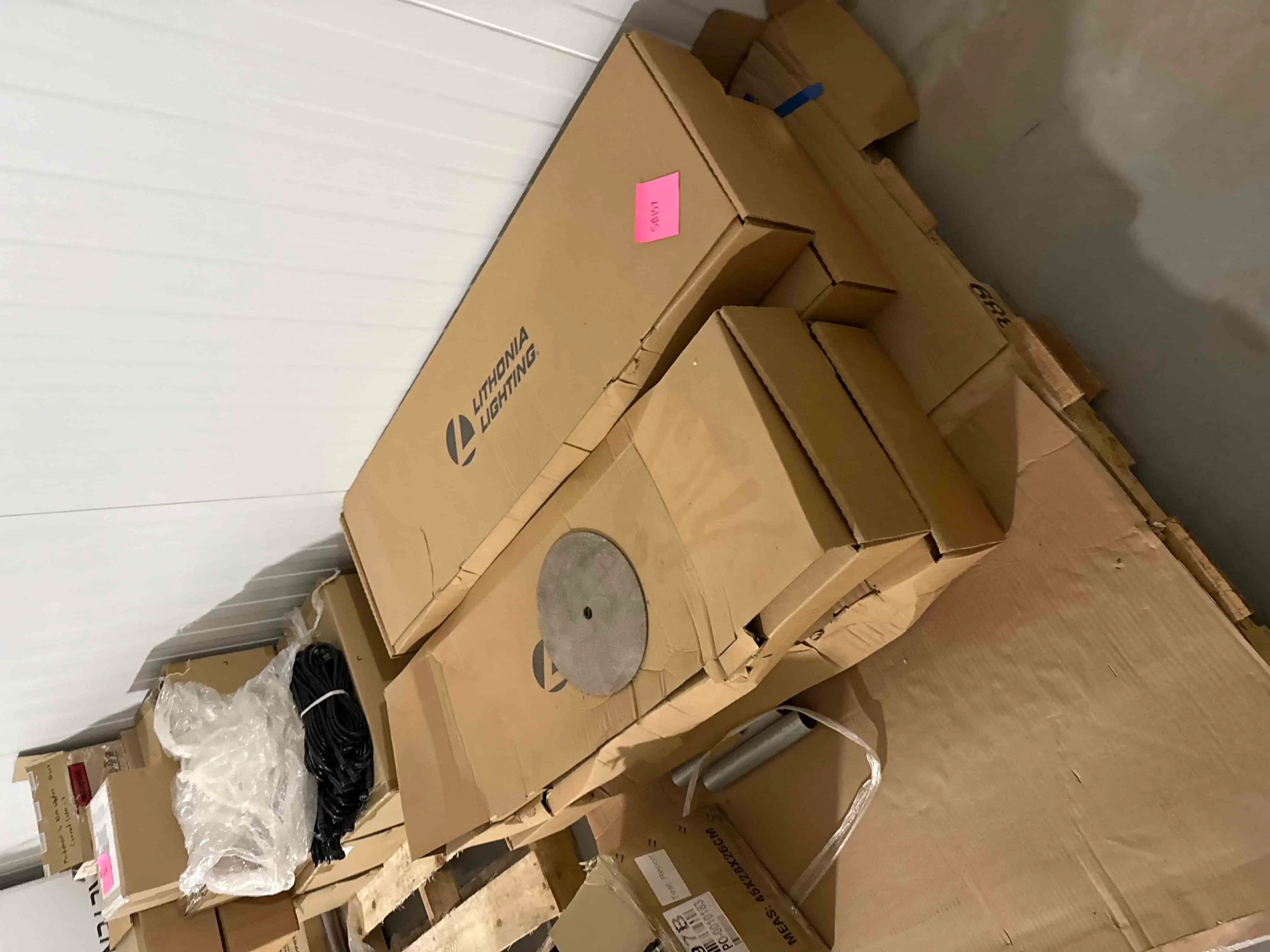 SB157: Lithonia Lighting Fixtures (Boxed) - Equipment