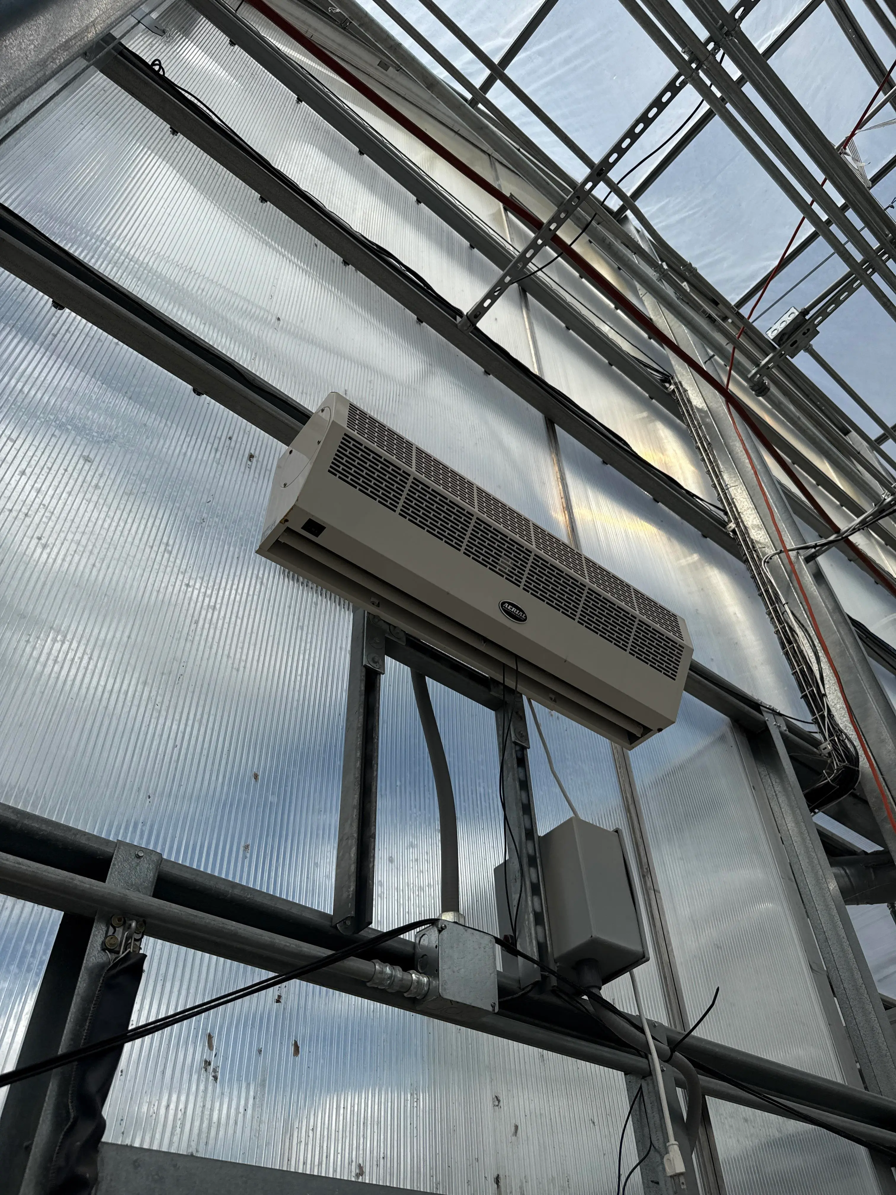 Commercial Air Curtain 36"" 120V – Doorway Air Barrier Unit