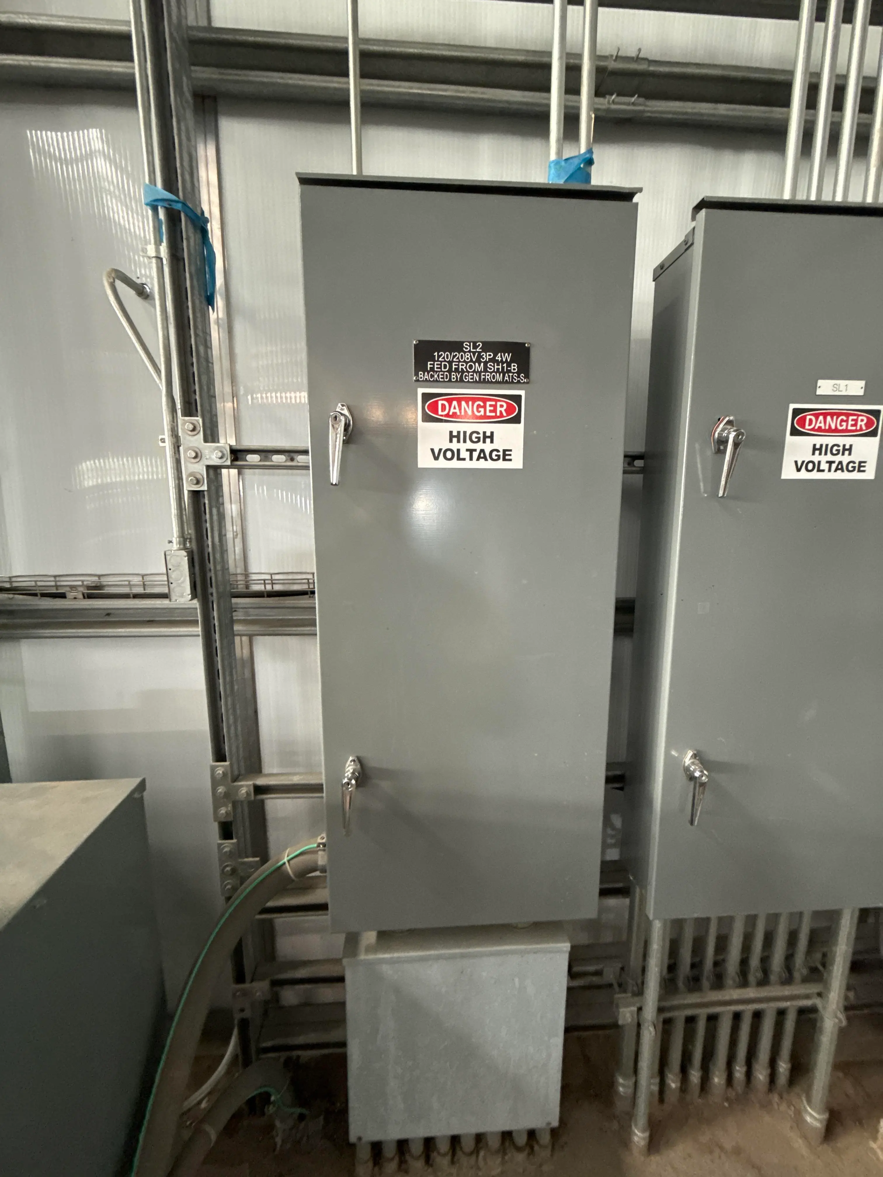 Square D 150A 208/120V 3-Phase Panelboard w/ Breakers – NQ 42 Circuit