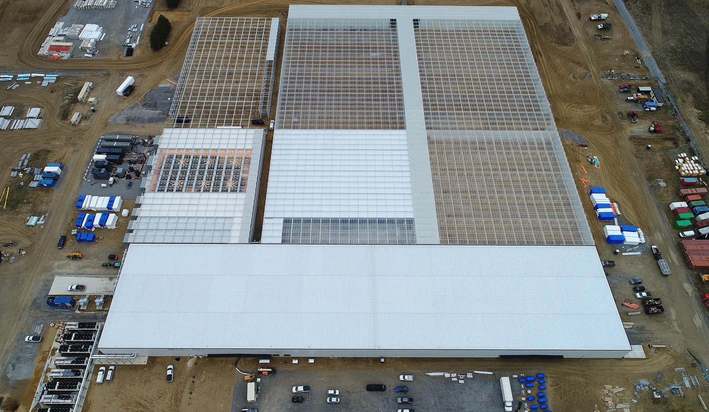 6.88-Acre GLASS VENLO Greenhouse, Never Assembled - Located in New York