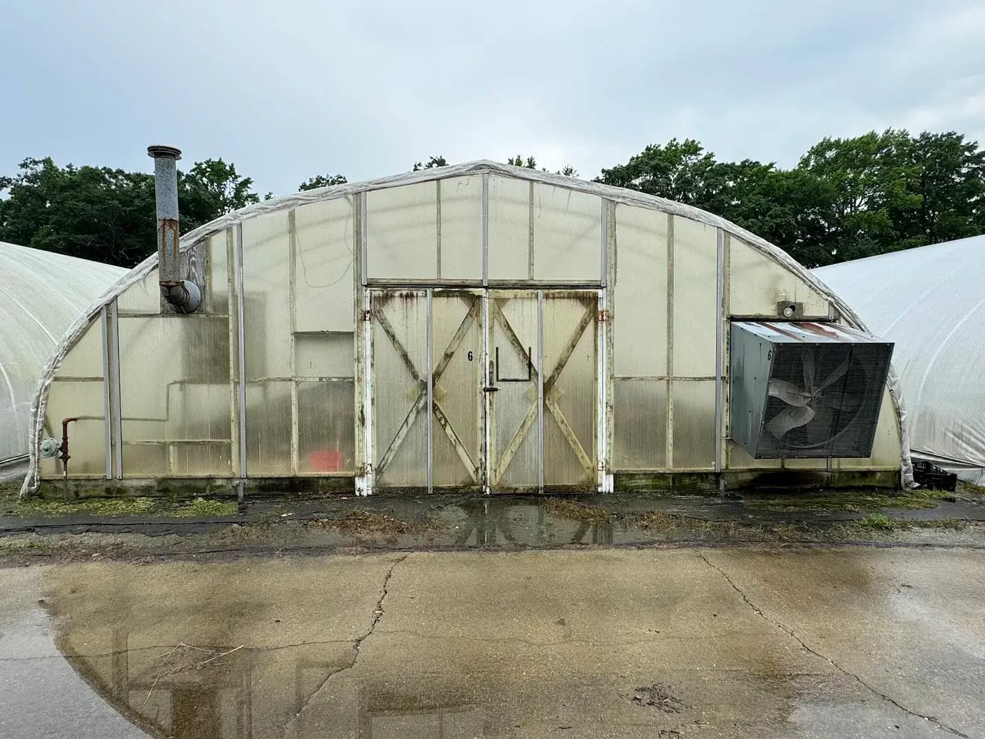 WHITE'S AUCTION LOT 21 - CF06 - X.S. Smith 30' x 96' Criterion Quonset Hoop Cold Frame Greenhouse