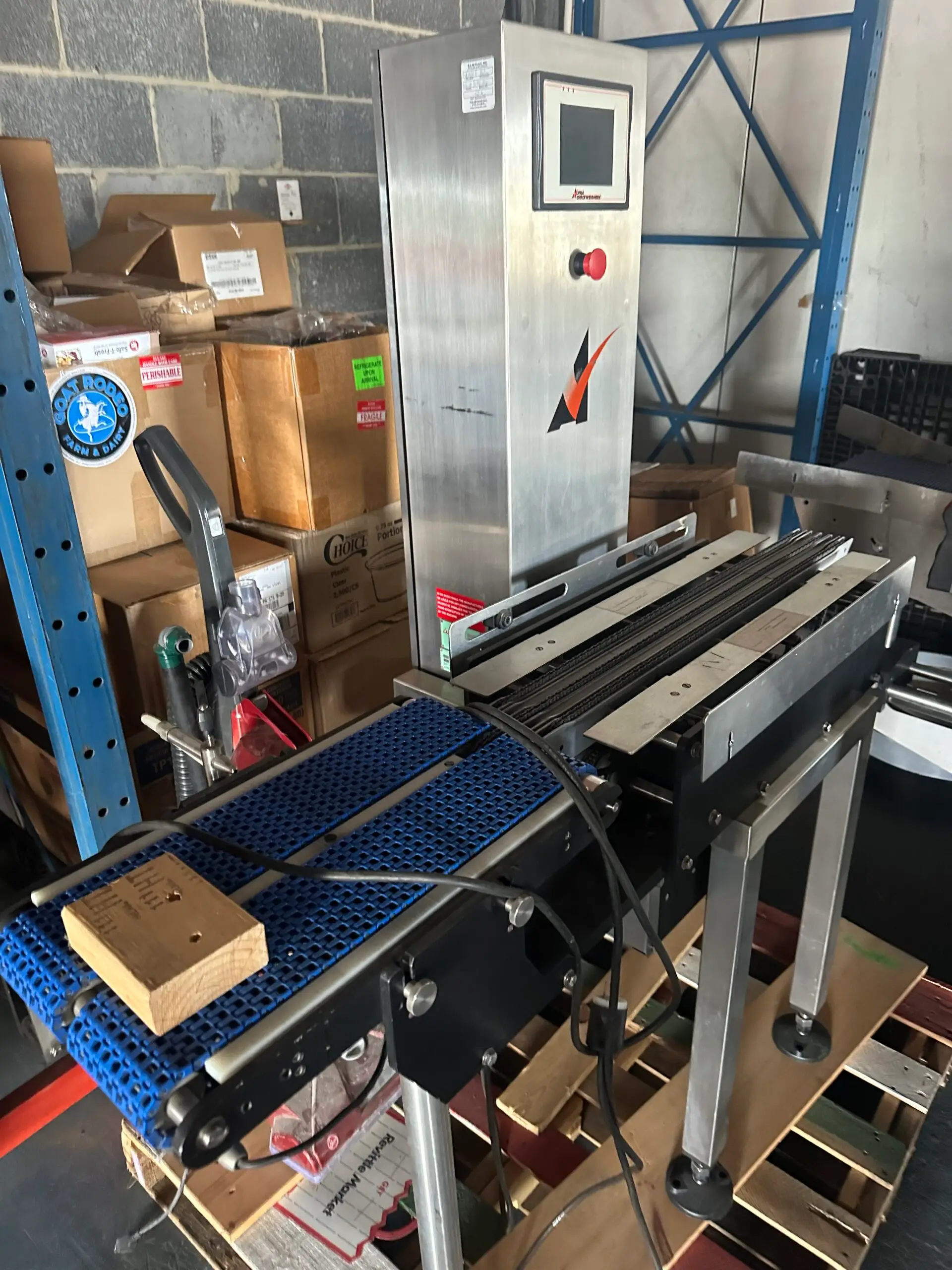 In-Line Scale Checkweigher with Touch Screen - Located in Orlando, Florida